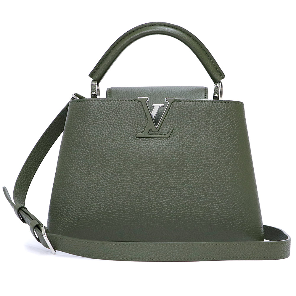 【未使用　展示品】LOUIS VUITTON ルイ ヴィトン M57227 カプシーヌ BB パルナセア トリヨンレザー カーキ 2way 斜め掛け ショルダー ハンドバッグ シルバー金具｜ブランドシティ　BrandCity