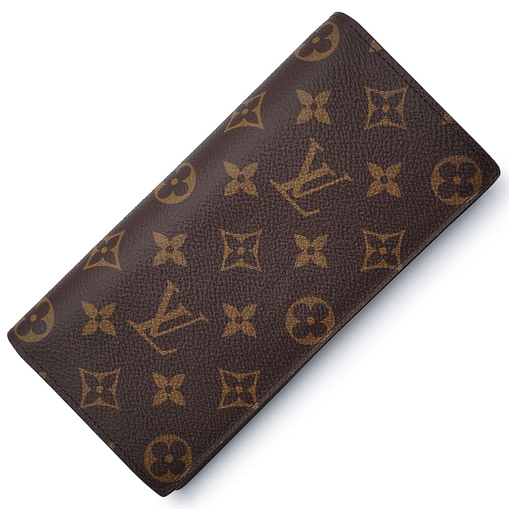 【新品・未使用品】LOUIS VUITTON ルイ ヴィトン M66540 ポルトフォイユ ブラザ モノグラム ブラウン 二つ折り長財布 ゴールド金具 箱付