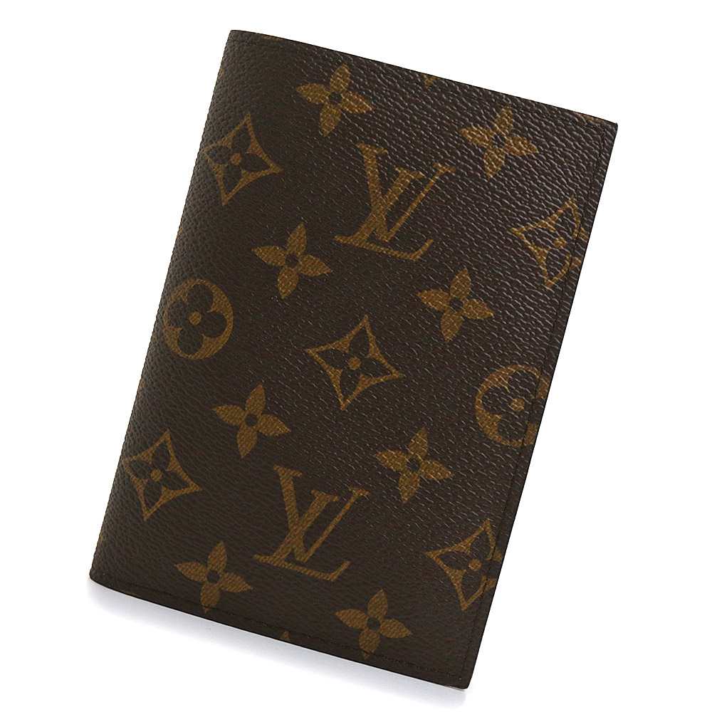 【新品・未当て嵌める品】LOUIS VUITTON ルイ ヴィトン M64502 クーヴェルテュール 通行手形極点 NM モノグラム 赤銅色 旅行免状容れもの 箱付