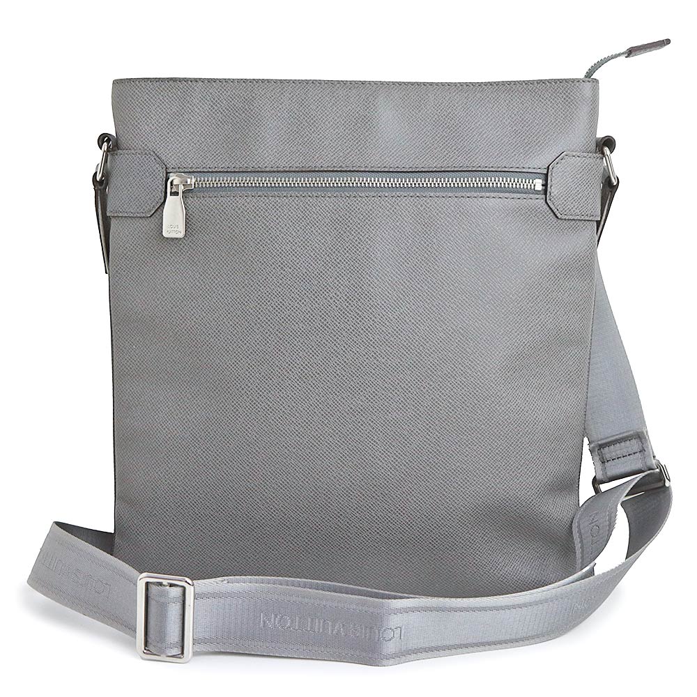 【美品】LOUIS VUITTON ルイ ヴィトン M32630 サシャ タイガ グラシエ グレー ショルダーバッグ 斜め掛け レザー シルバー金具|ブランドシティ BrandCity
