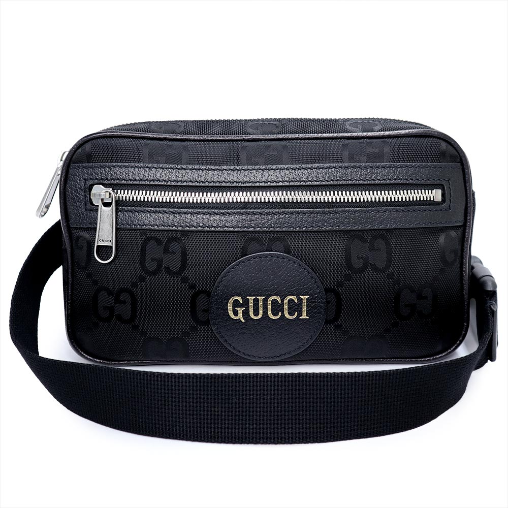 【未使用 展示品】GUCCI グッチ 631341 GUCCI Off The Grid オフザグリッド GGナイロン レザー ブラック ウエストポーチ ショルダー ボディバッグ 斜め掛け アンティークシルバー金具|ブランドシティ BrandCity