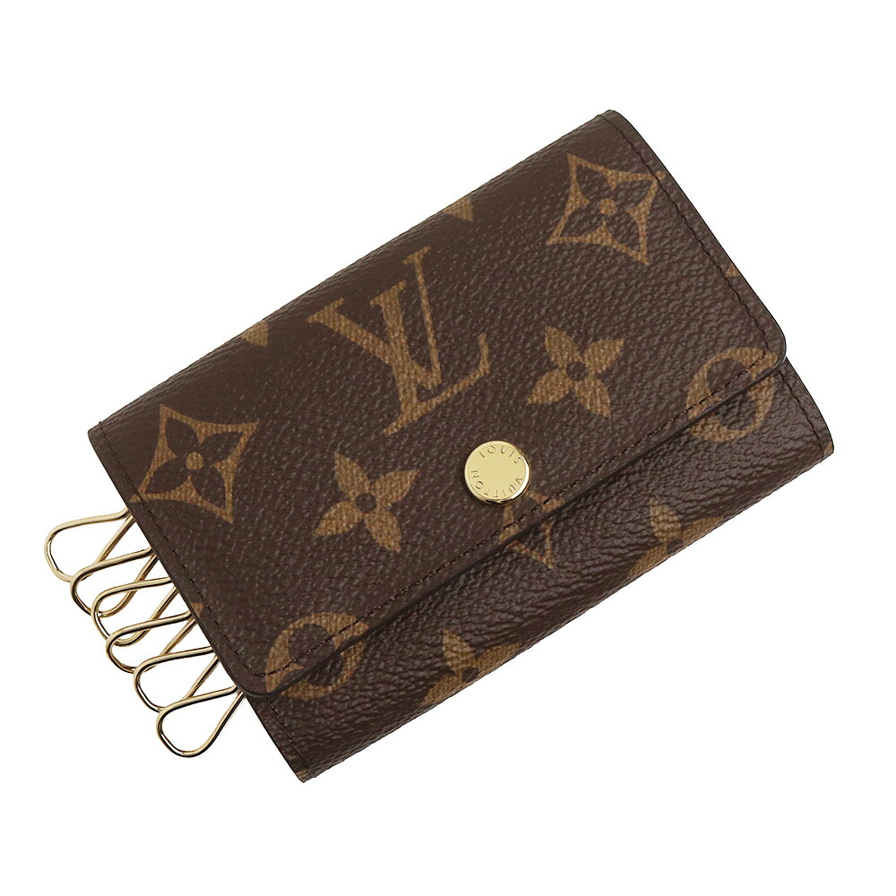 【新品・未使用品】LOUIS VUITTON ルイ ヴィトン M62630 ミュルティクレ 6 モノグラム ブラウン キーケース ゴールド金具 箱付｜ブランドシティ　BrandCity