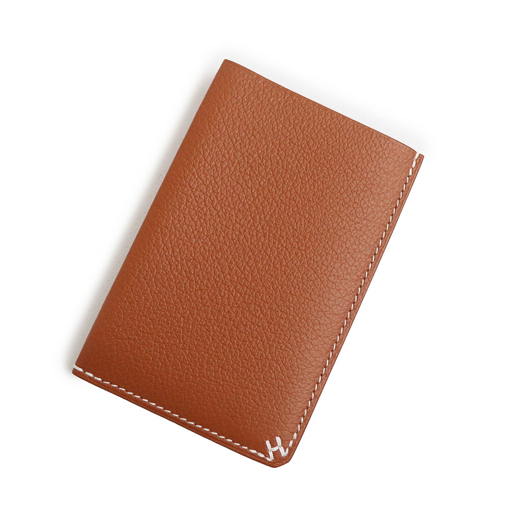 【新品・未使用品】HERMES エルメス H セリエ カードケース パスケース 名刺入れ 定期入れ ヴォーエバーカラー レザー ゴールド W刻印 箱付｜ブランドシティ　BrandCity