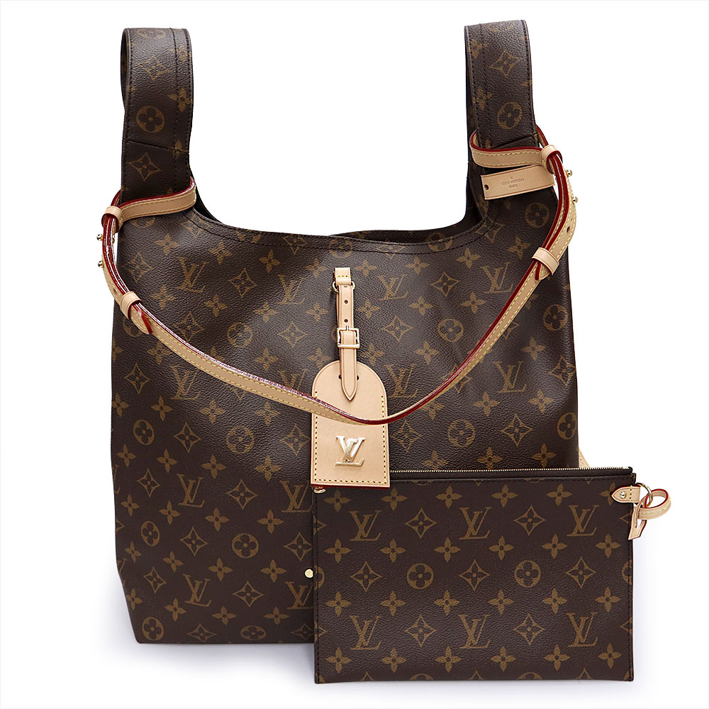 【新品・未当て嵌める品】LOUIS VUITTON ルイ ヴィトン M46817 アトランティス GM モノグラム 赤銅色 2way 曲がった掛け 肩部 トートバッグ ゴールド金具
