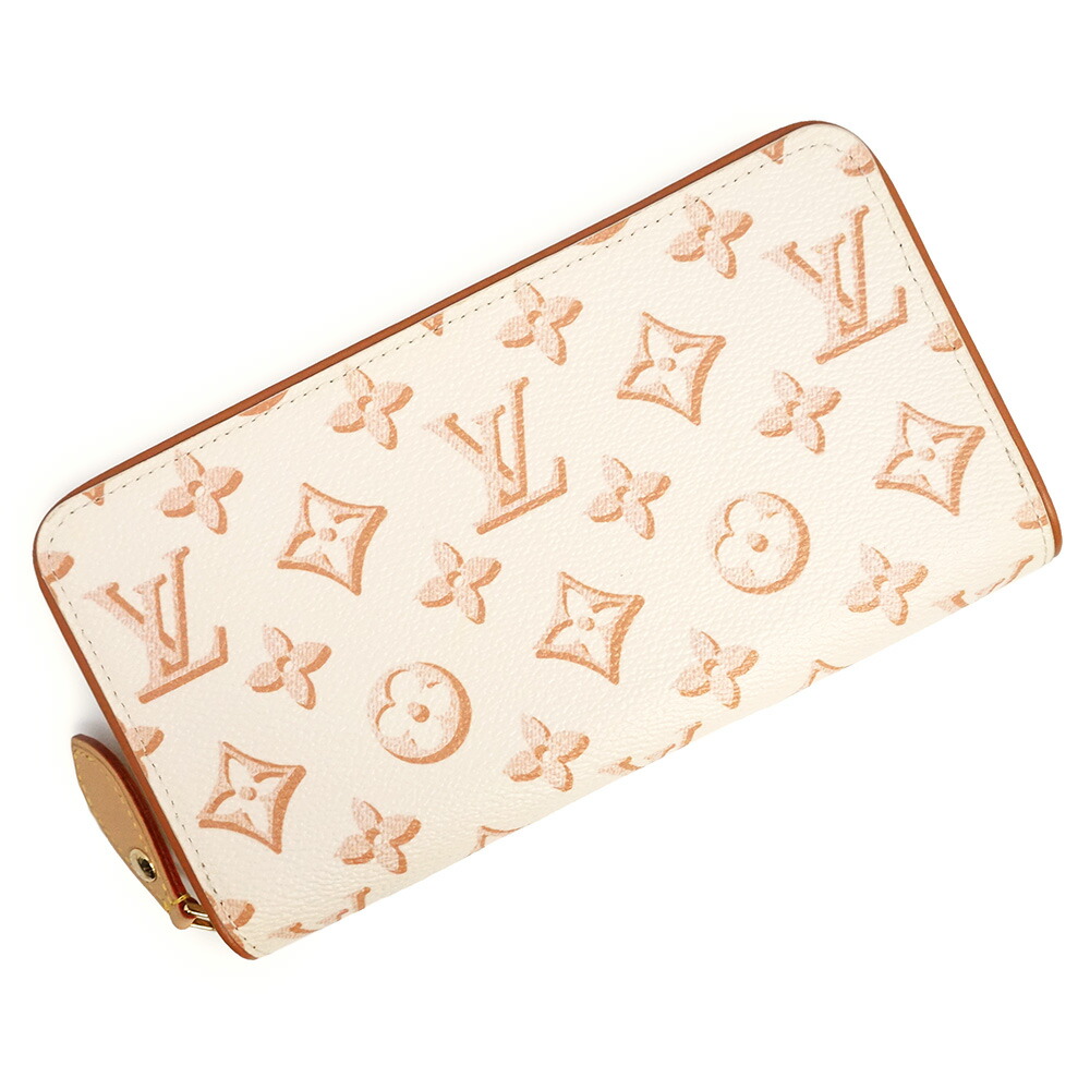 【新品負けず劣らず品】LOUIS VUITTON ルイ ヴィトン M81476 ジッピー ウォレット フォールフォーユー モノグラムデュンヌ 象牙色 ラウンドチャック 長札入れ ゴールド金具 箱付