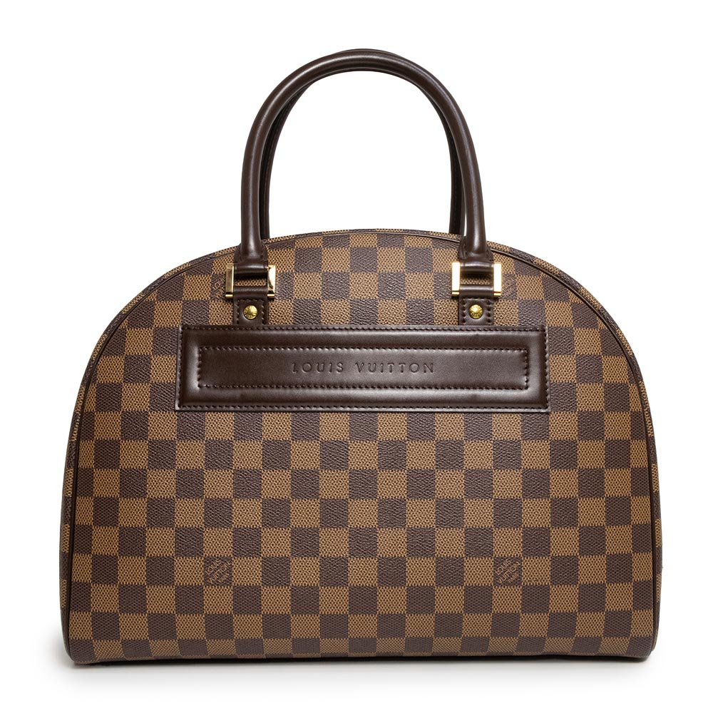 【新品負けず劣らず品】LOUIS VUITTON ルイ ヴィトン N41455 ノリータ ダミエ 赤銅色 ハンドバック ゴールド金具