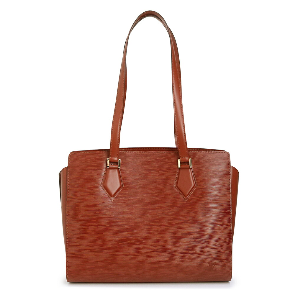 【新品負けず劣らず品】LOUIS VUITTON ルイ ヴィトン M52423 デュプレックス エピレザー ケニア赤銅色 トートバッグ ゴールド金具