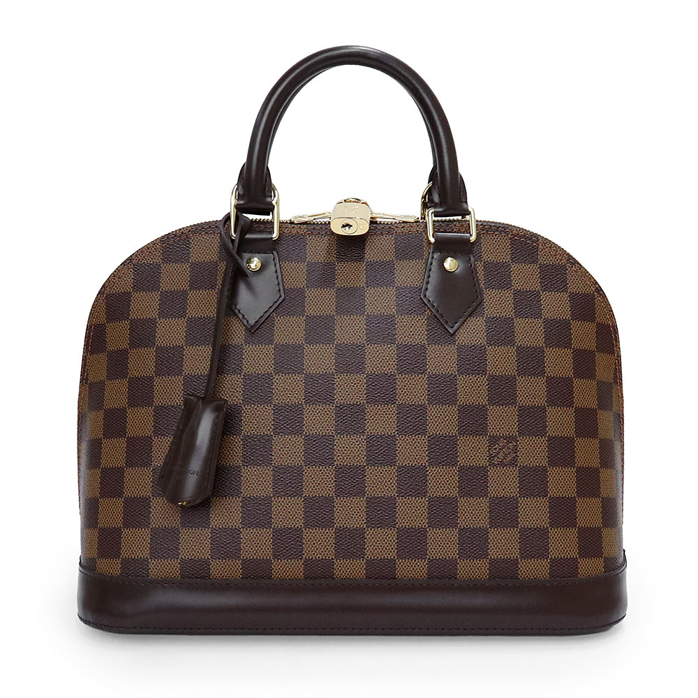 【未当てはめる 見せびらかす品】LOUIS VUITTON ルイ ヴィトン N53151 アルマ PM ダミエ 赤銅色 ハンドバック ゴールド金具