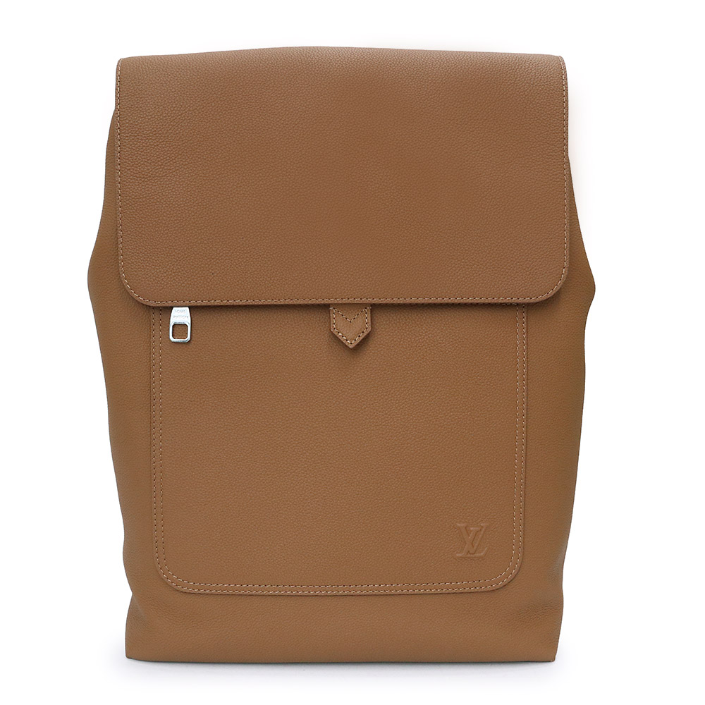 【新品・未使用品】LOUIS VUITTON ルイ ヴィトン M26023 ファストライン バックパック LV アエログラム ワクシーカーフレザー タン ブラウン リュック デイパック アンティークシルバー金具｜ブランドシティ　BrandCity