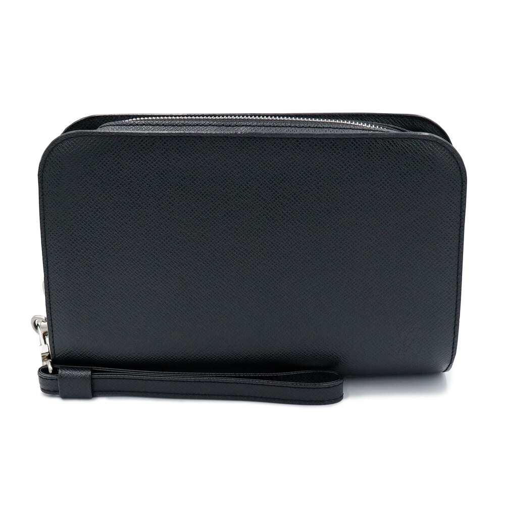 【未使用　展示品】LOUIS VUITTON ルイ ヴィトン M30182 バイカル タイガ アルドワーズ ブラック クラッチバッグ セカンド レザー マットシルバー金具｜ブランドシティ　BrandCity