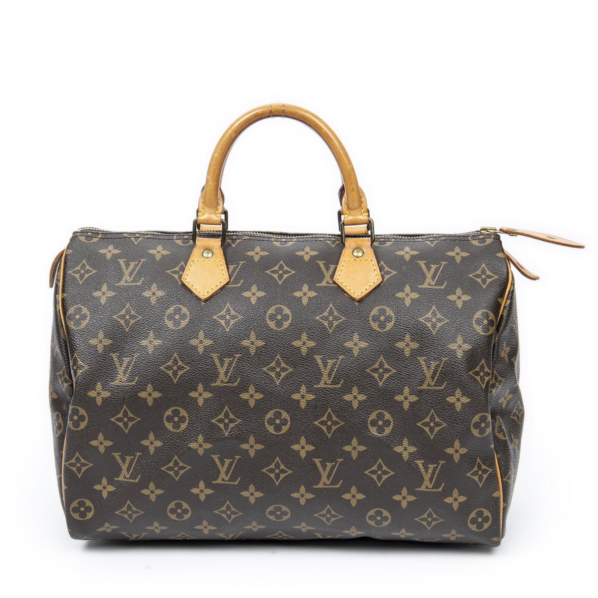 【百貨店SALE尖んがり5倍＋5%OFF】[中古] LOUIS VUITTON ルイヴィトンスピーディー赤銅色モノグラム帆布A