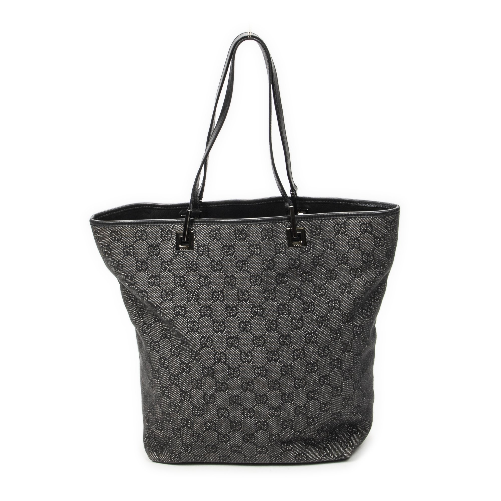 [中古] GUCCI グッチ縦長トート黒GGデニムキャンバスA｜BrandCo Paris - Japan