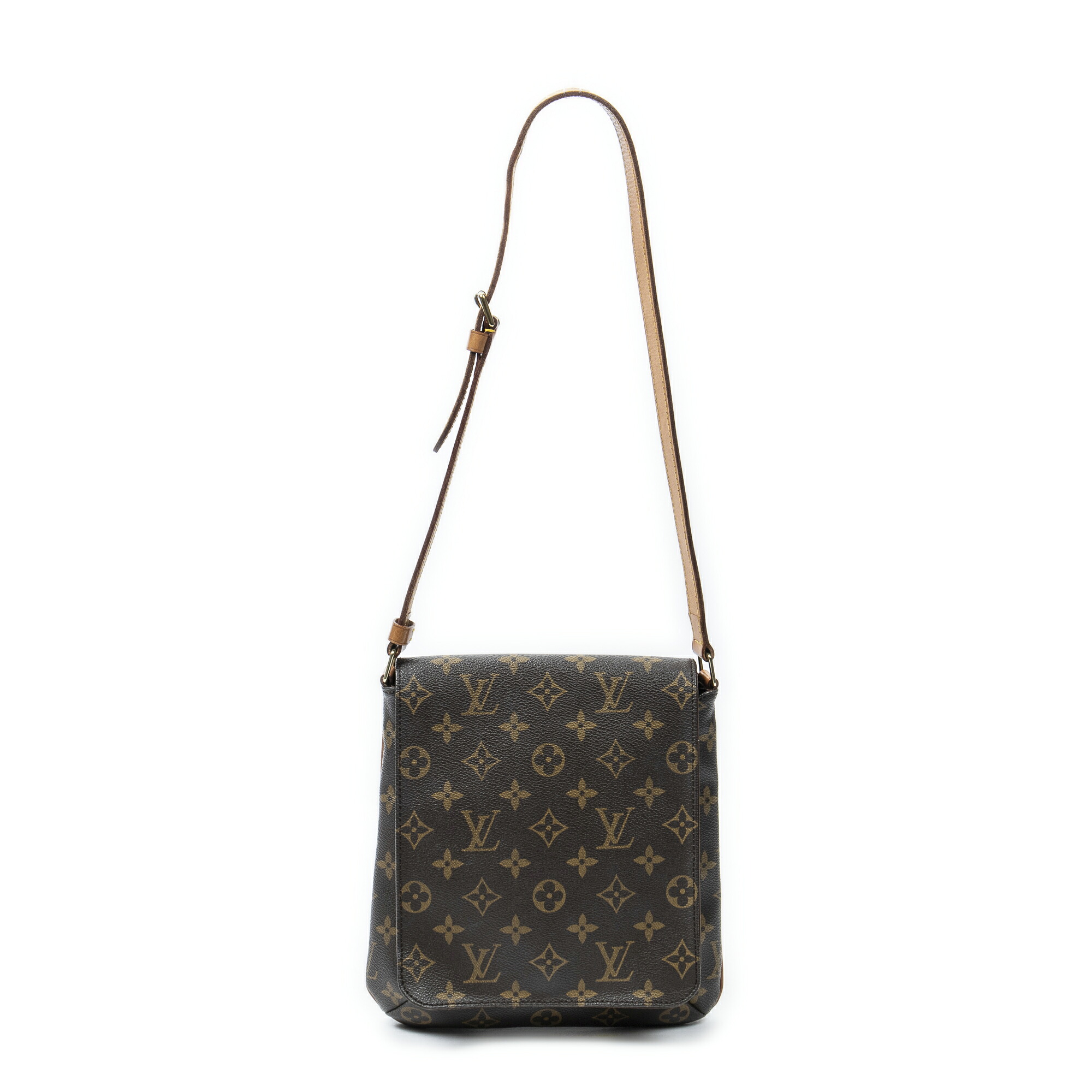 [中古] LOUIS VUITTON ルイヴィトンミュゼットサルサ茶色モノグラムキャンバスAB｜BrandCo Paris - Japan