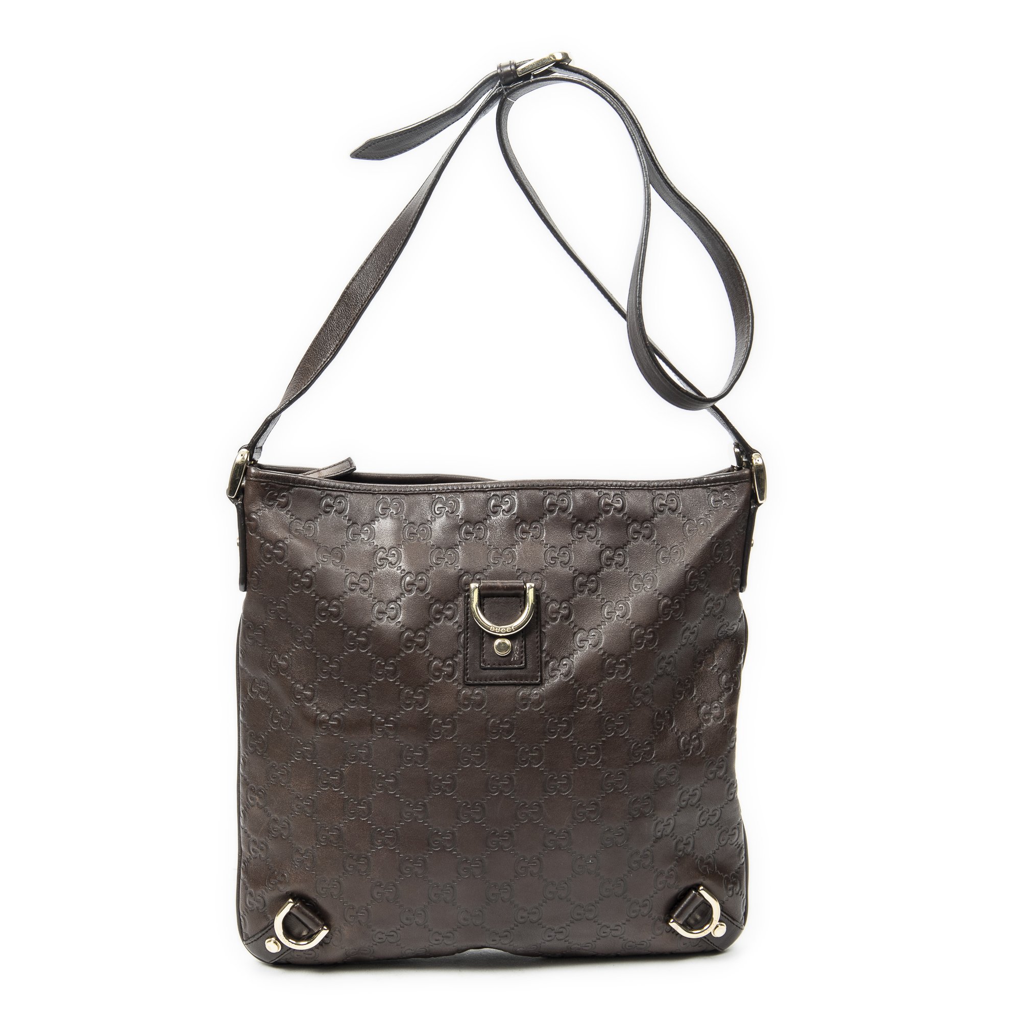 [中古] GUCCI グッチアビークロスボディダークブラウングッチッシマA｜BrandCo Paris - Japan