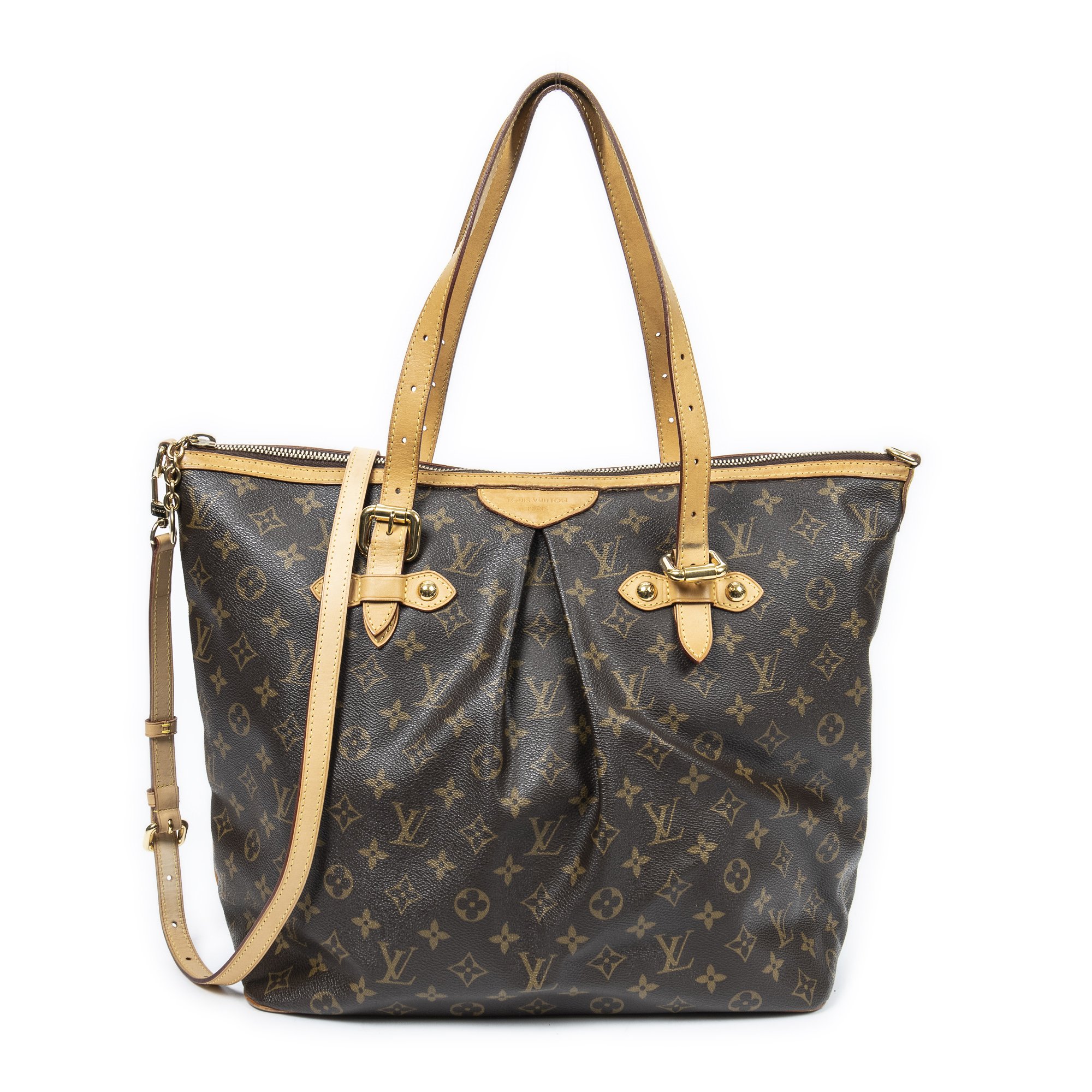 [中古] LOUIS VUITTON ルイヴィトンパレルモ茶色モノグラムキャンバスAB｜BrandCo Paris - Japan
