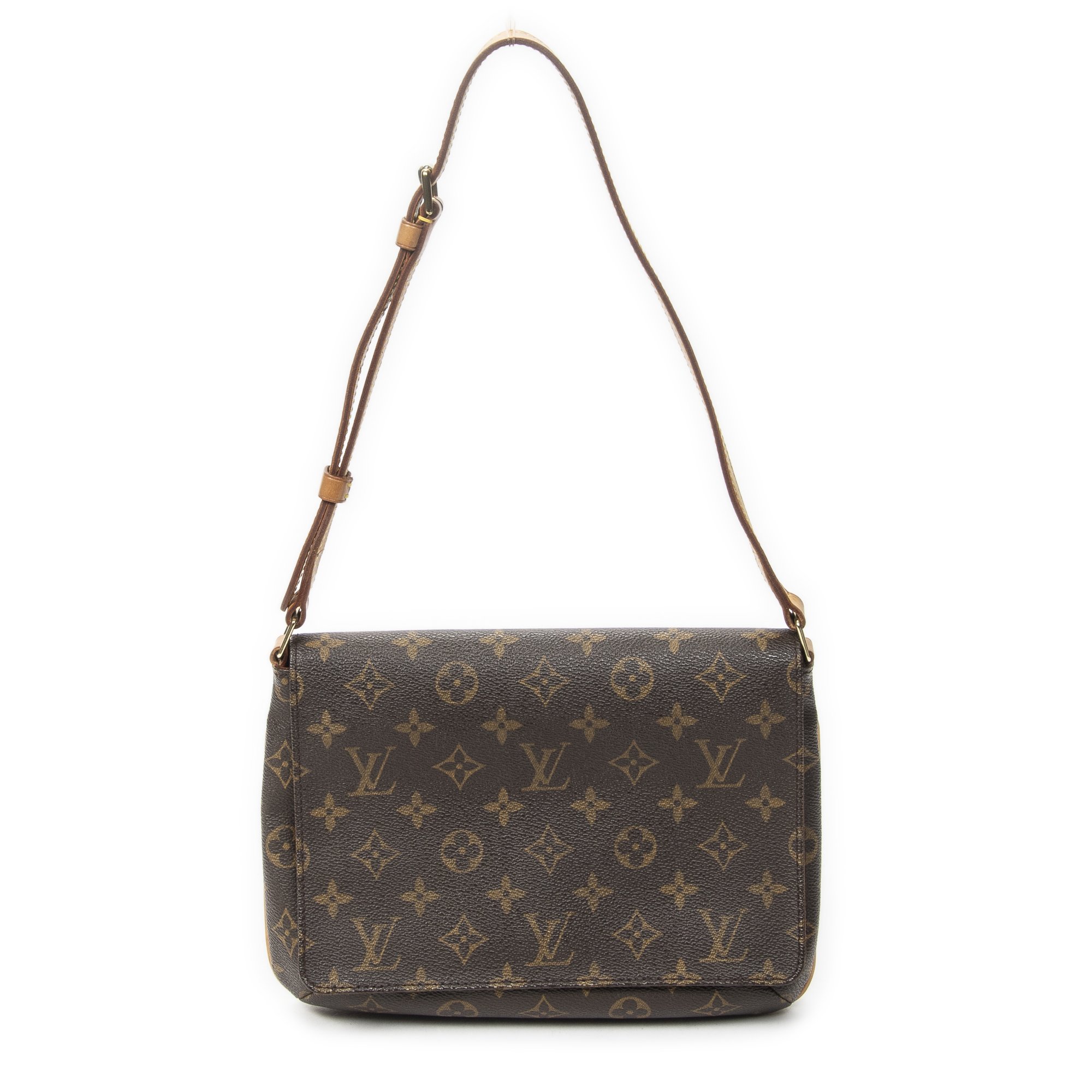 [中古] LOUIS VUITTON ルイヴィトンミュゼット タンゴ茶色モノグラムキャンバスAB｜BrandCo Paris - Japan