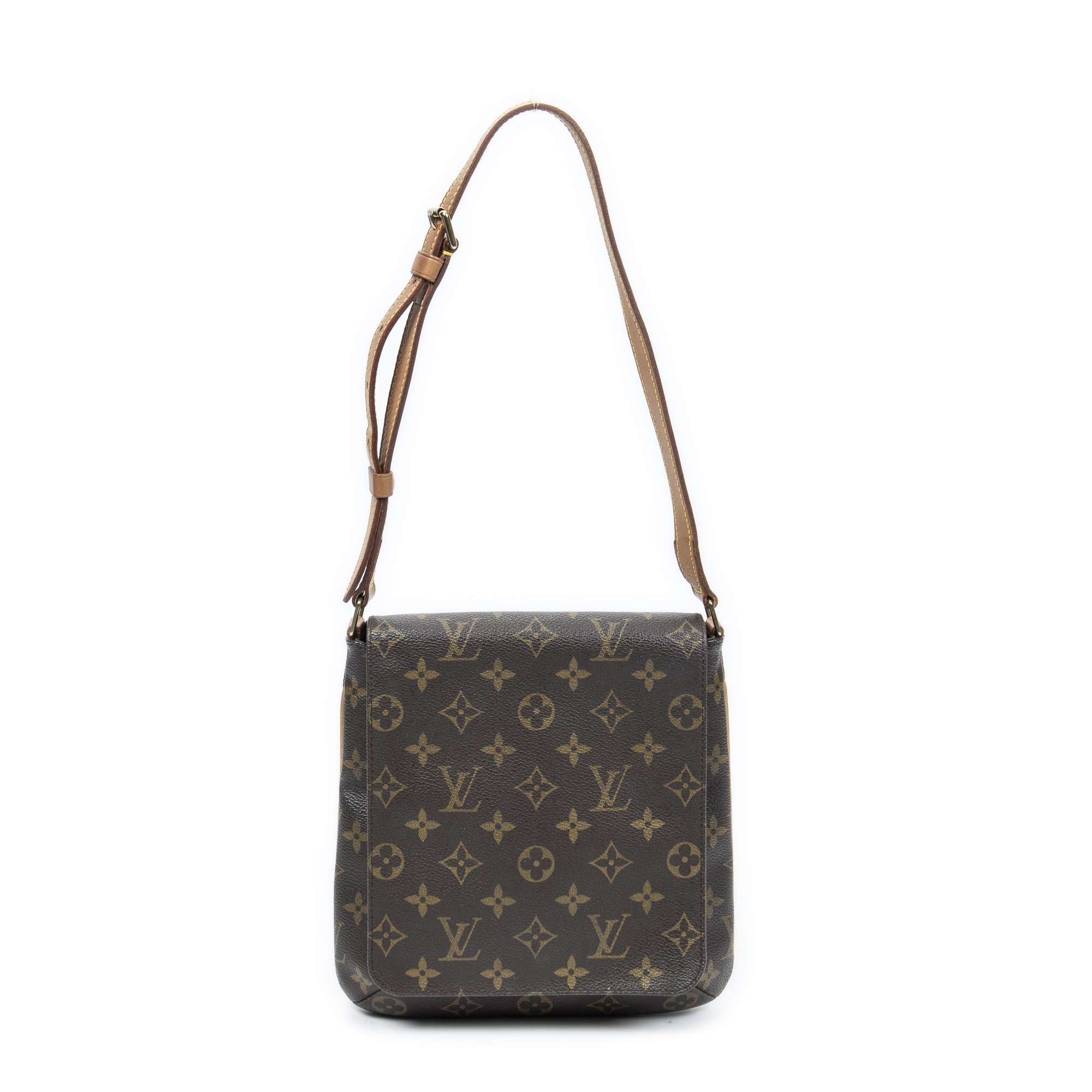 [中古] LOUIS VUITTON ルイヴィトンミュゼットサルサ茶色モノグラムキャンバスA｜BrandCo Paris - Japan