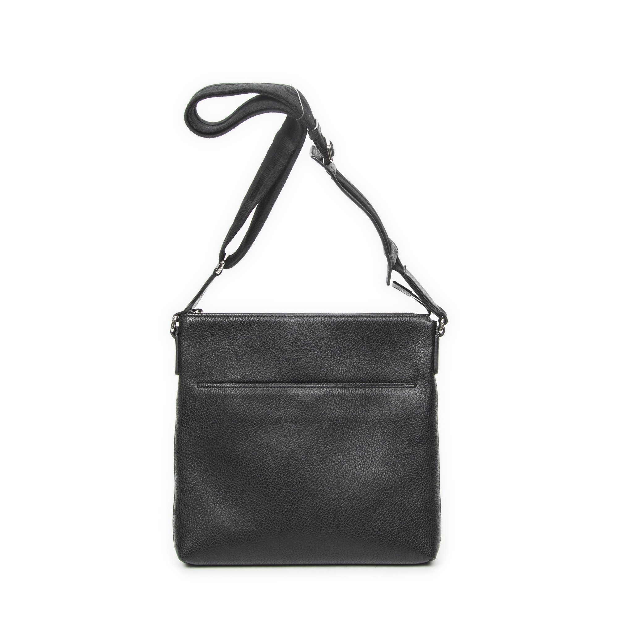 [中古] GUCCI グッチスクエアジップメッセンジャー黒グレインレザーA｜BrandCo Paris - Japan