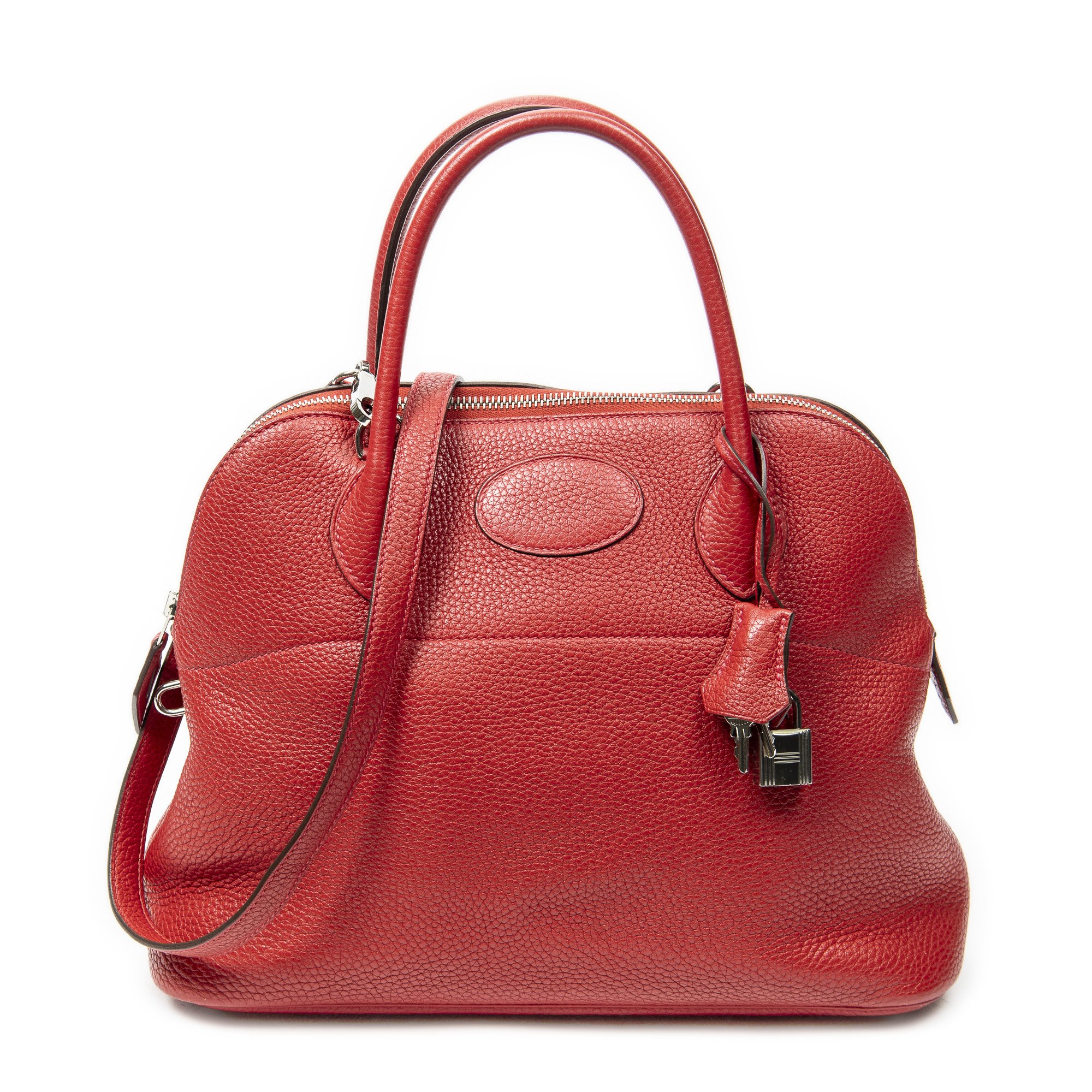 [中古] HERMES エルメスボリードRouge GaranceクレマンスレザーA｜BrandCo Paris - Japan