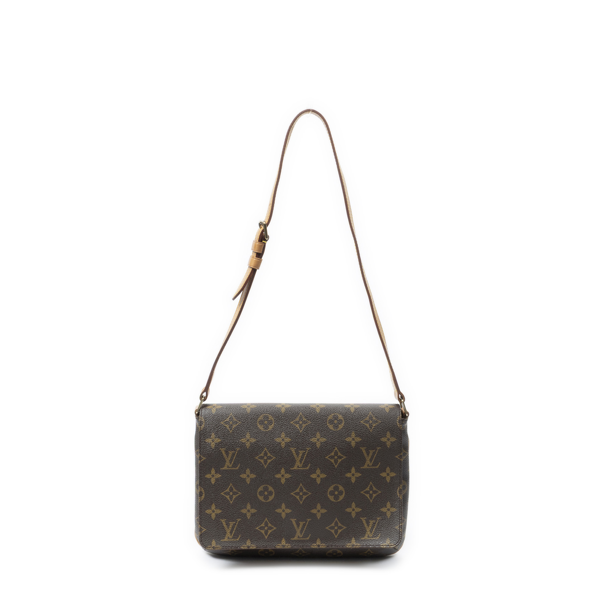 [中古] LOUIS VUITTON ルイヴィトンミュゼット タンゴ茶色モノグラムキャンバスAB｜BrandCo Paris - Japan