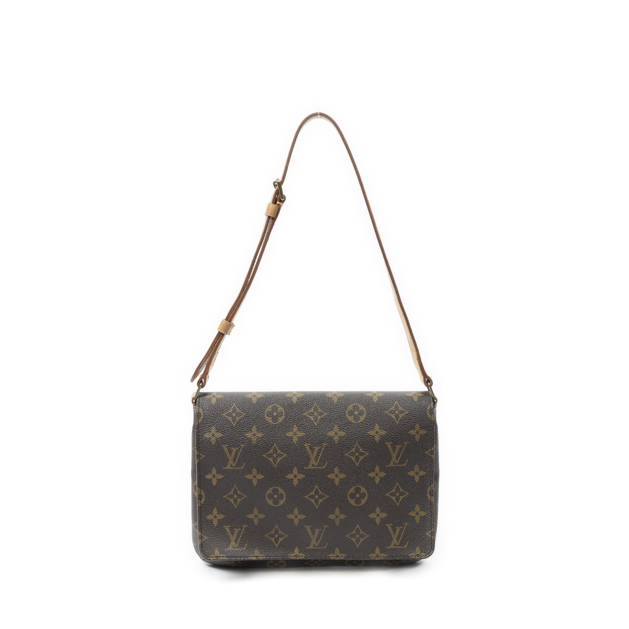 [中古] LOUIS VUITTON ルイヴィトンミュゼット タンゴ茶色モノグラムキャンバスAB｜BrandCo Paris - Japan