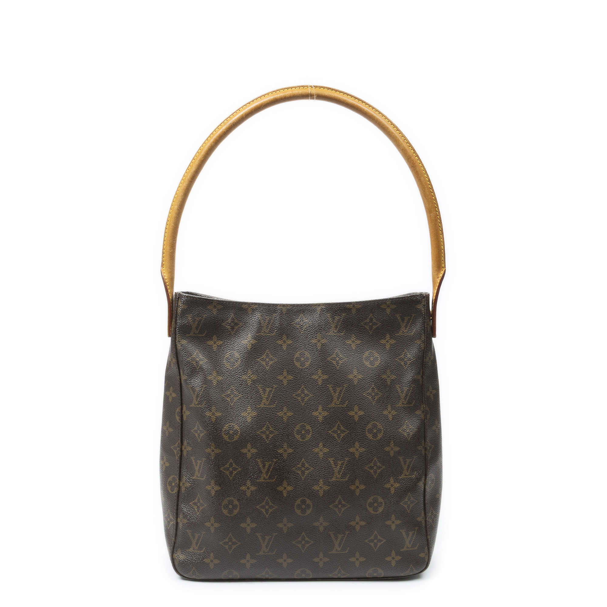 [中古] LOUIS VUITTON ルイヴィトンルーピング茶色モノグラムキャンバスAB｜BrandCo Paris - Japan