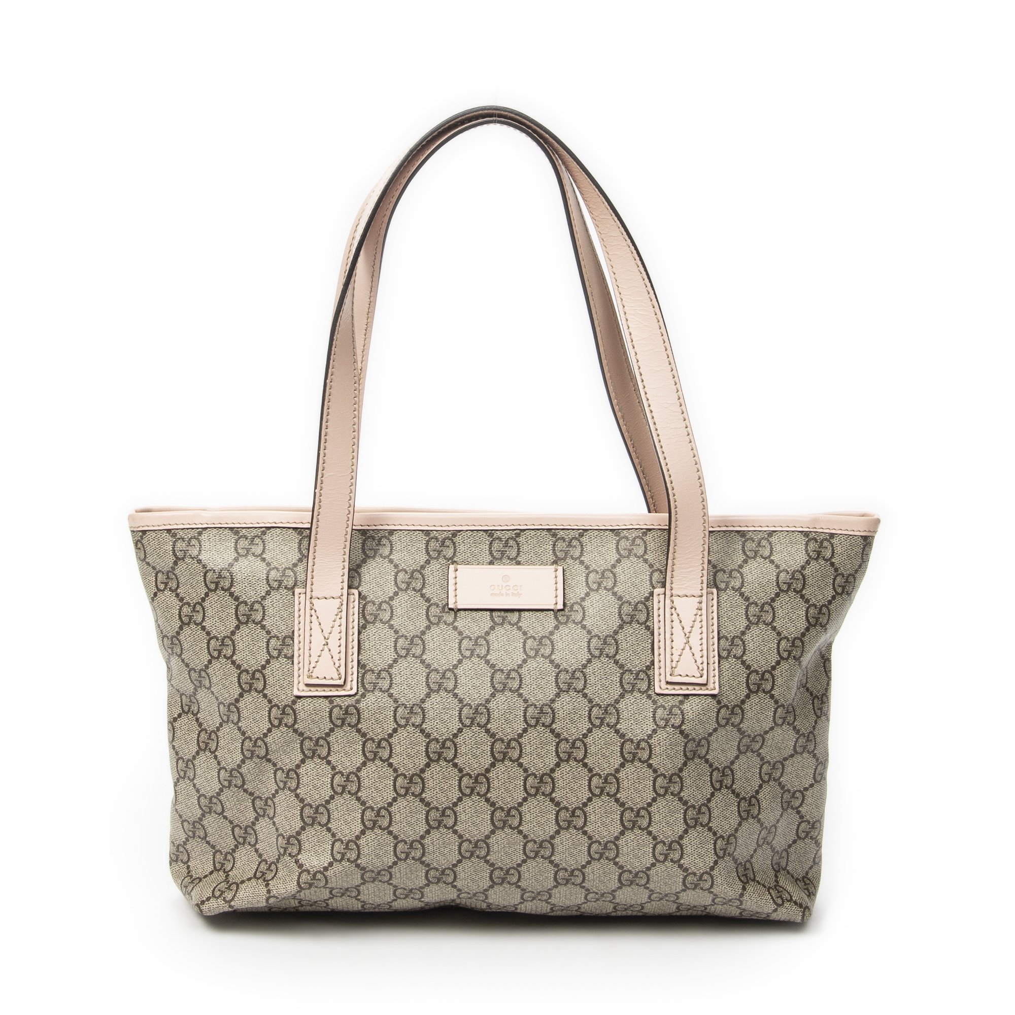 [中古] GUCCI グッチスモールジョイトートピンクスプリームPVCキャンバスA｜BrandCo Paris - Japan