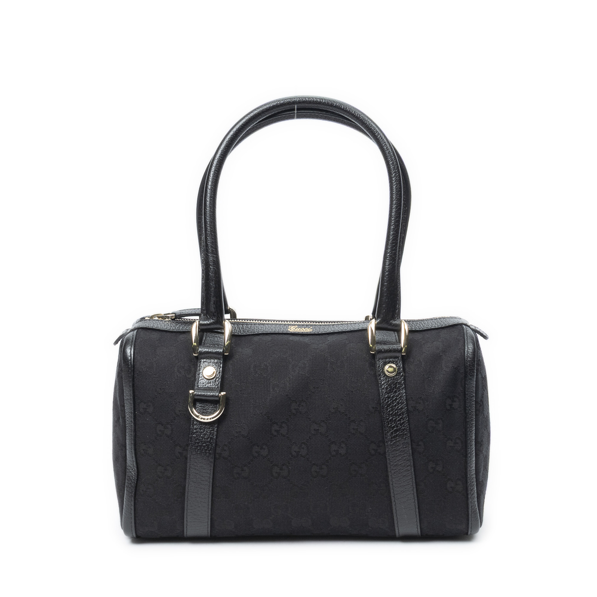[中古] GUCCI グッチアビーボストン黒GGキャンバスA｜BrandCo Paris - Japan