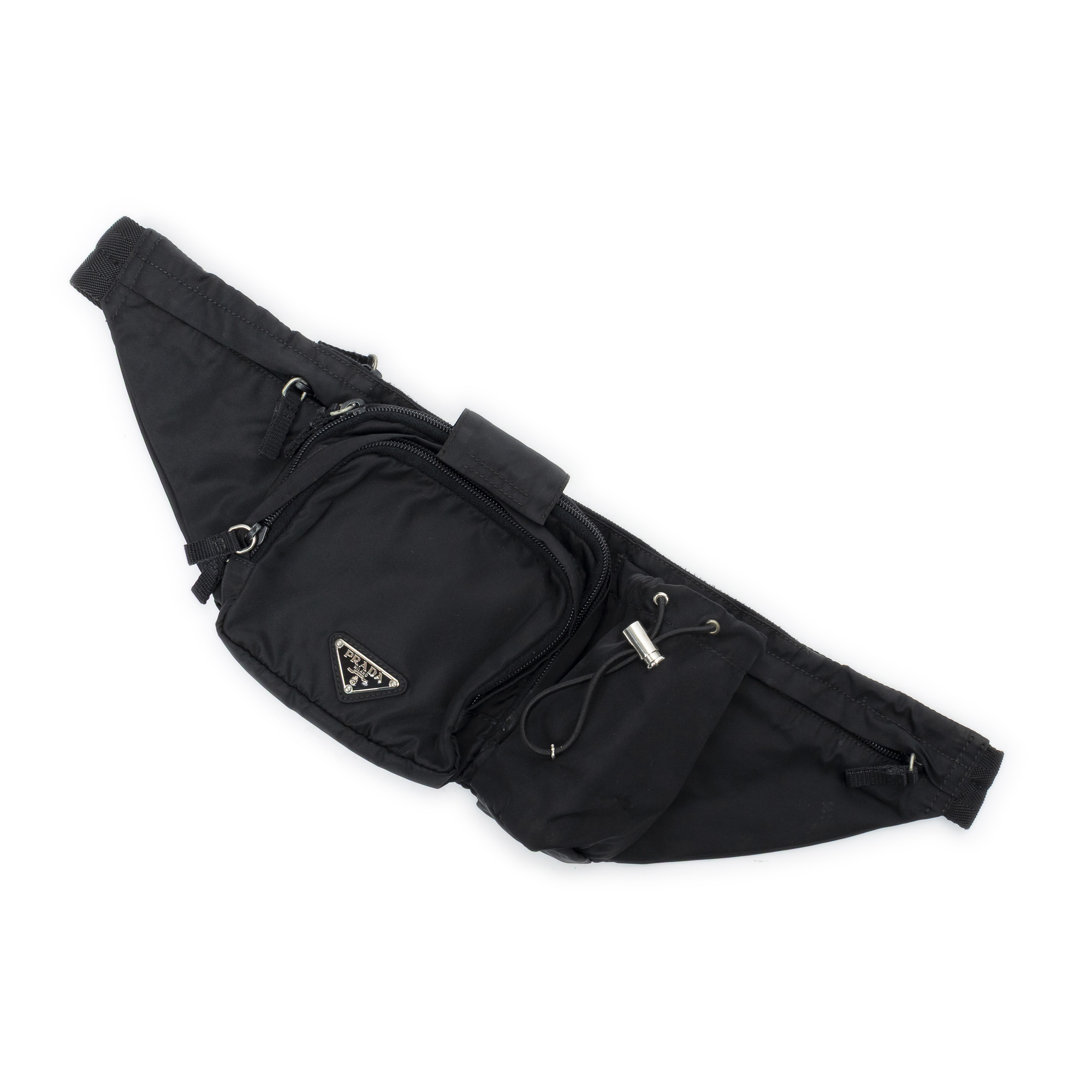 [中古] PRADA プラダベルトバッグ黒ナイロンキャンバスA｜BrandCo Paris - Japan