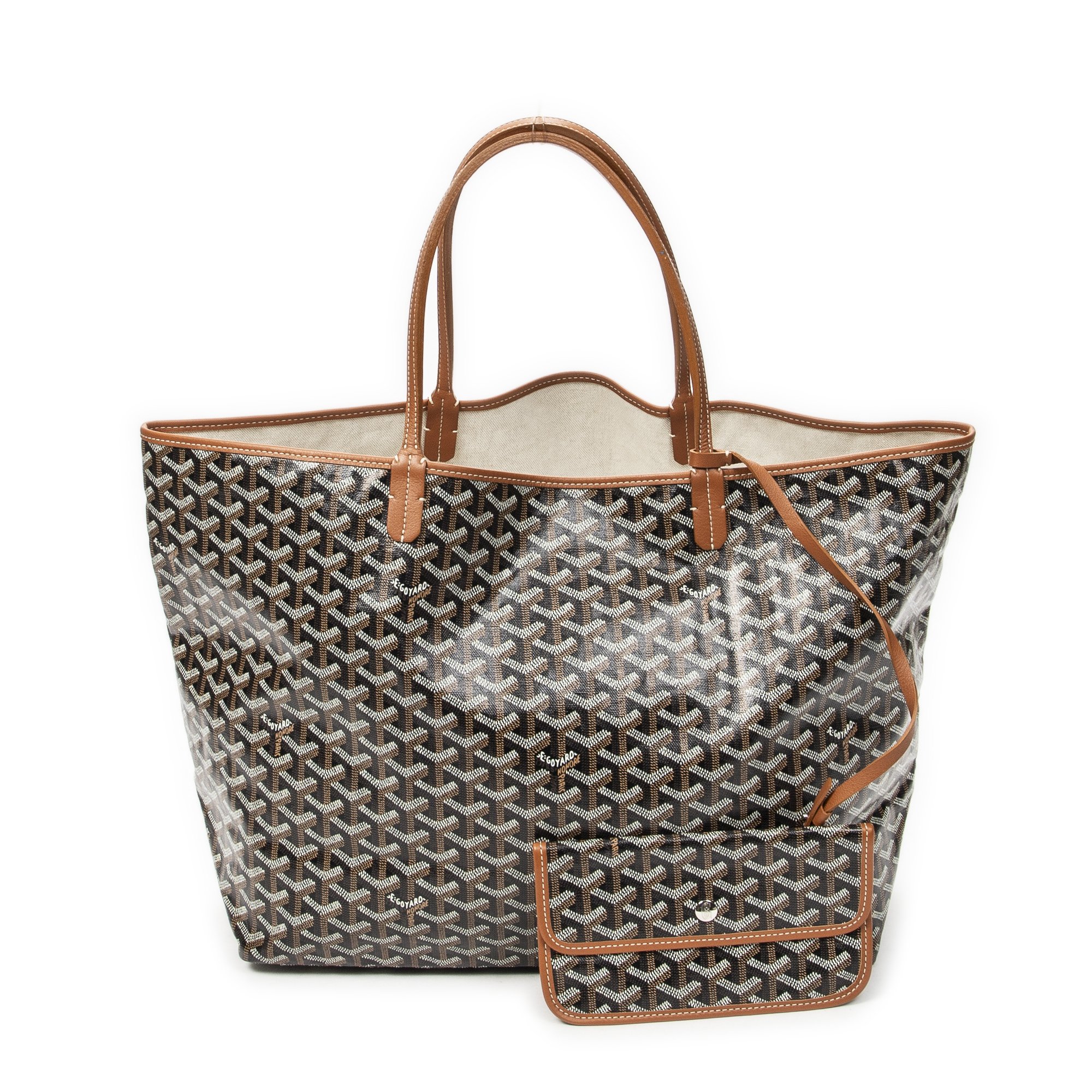 [中古] GOYARD ゴヤールセントルイス茶色ゴヤールディンキャンバスA｜BrandCo Paris - Japan
