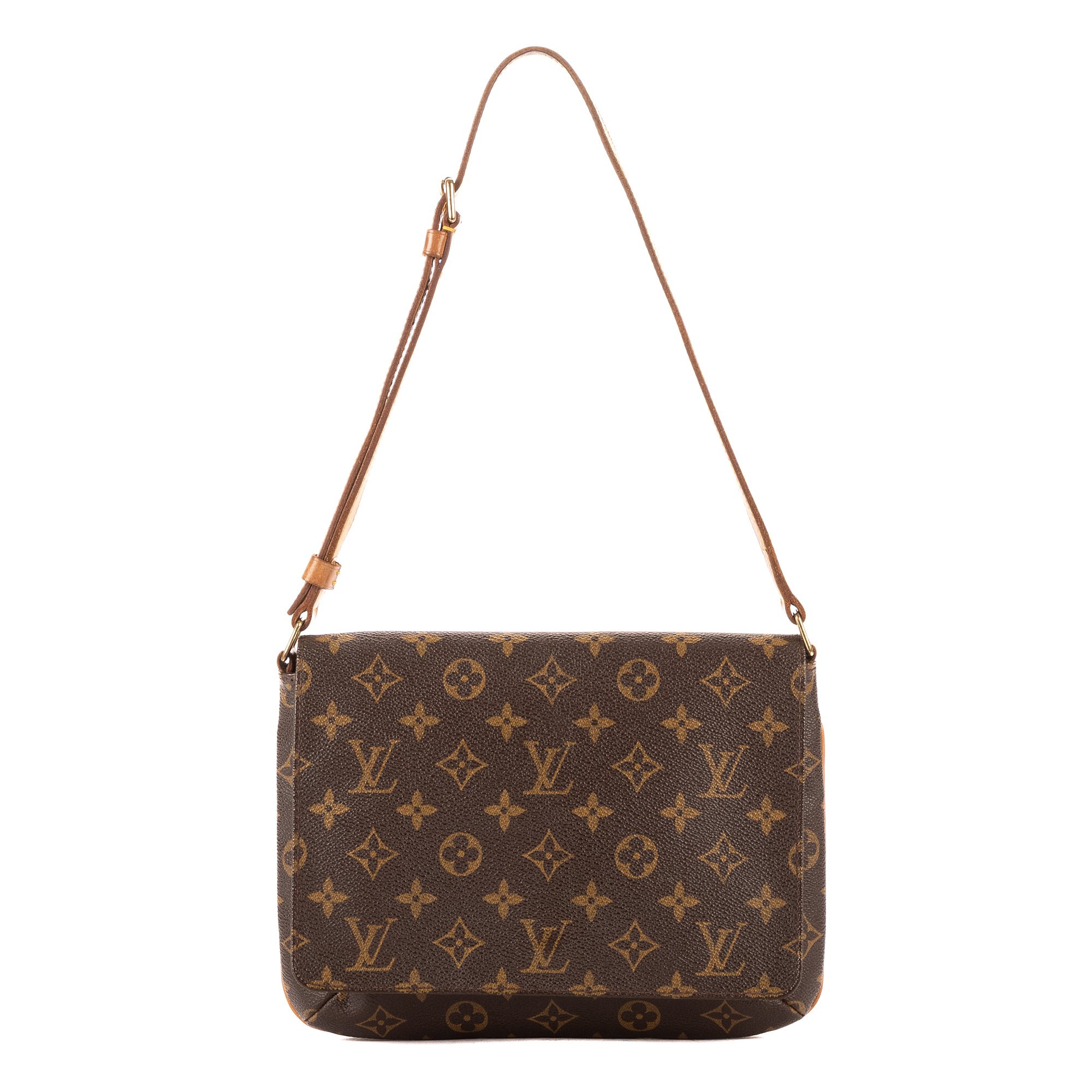[中古] LOUIS VUITTON ルイヴィトンミュゼット タンゴ茶色モノグラムキャンバスA｜BrandCo Paris - Japan