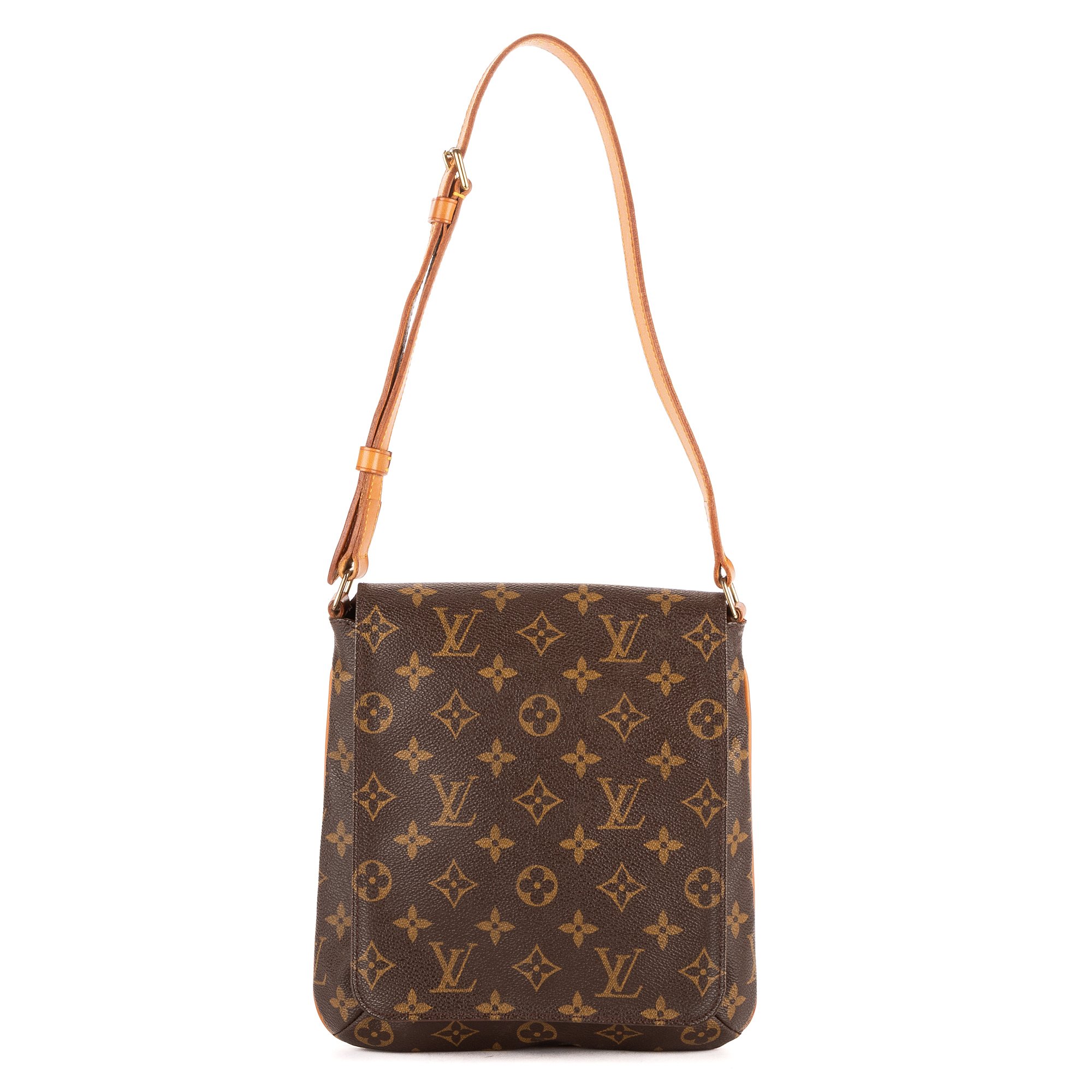 [中古] LOUIS VUITTON ルイヴィトンミュゼットサルサ茶色モノグラムキャンバスA｜BrandCo Paris - Japan