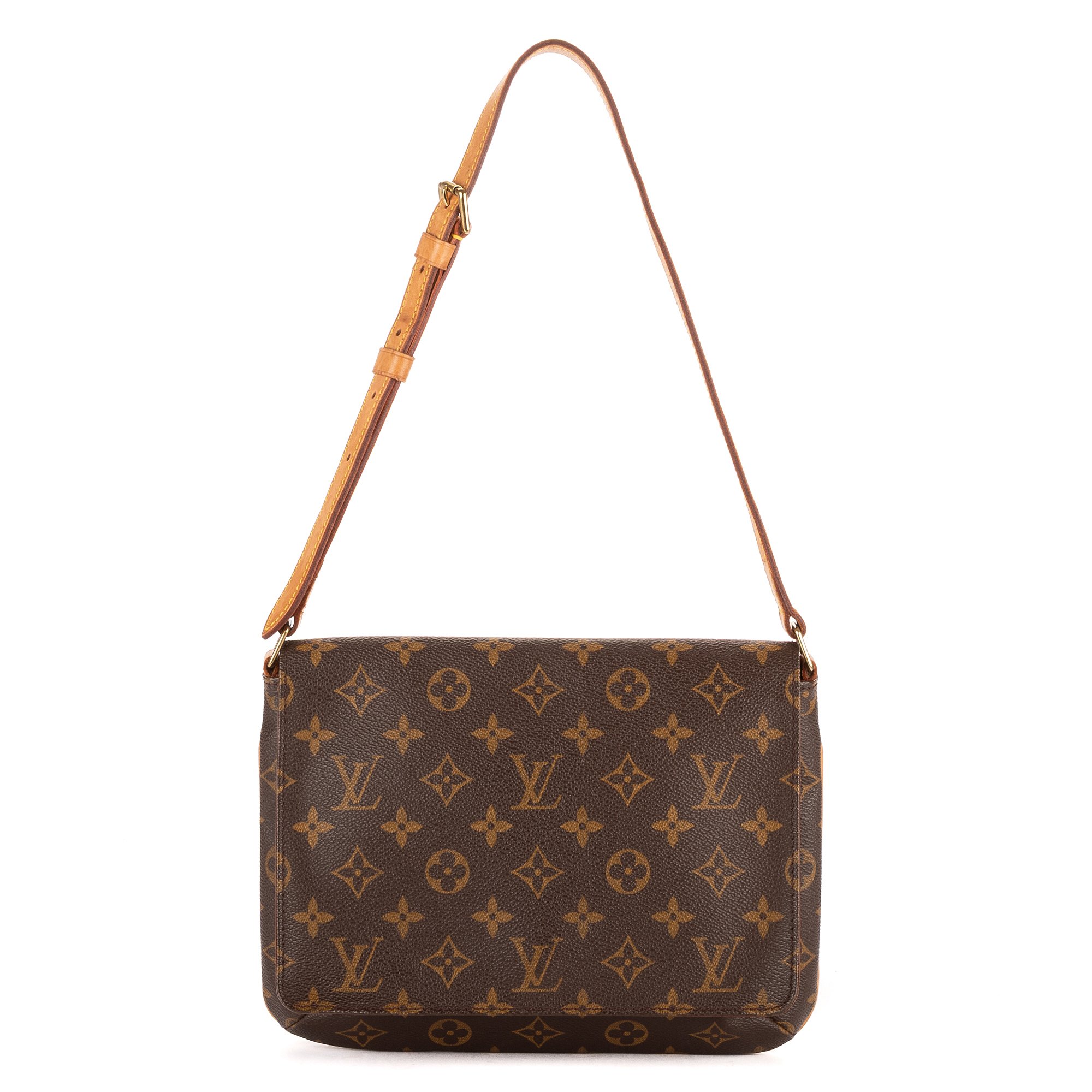 [中古] LOUIS VUITTON ルイヴィトンミュゼット タンゴ茶色モノグラムキャンバスA｜BrandCo Paris - Japan