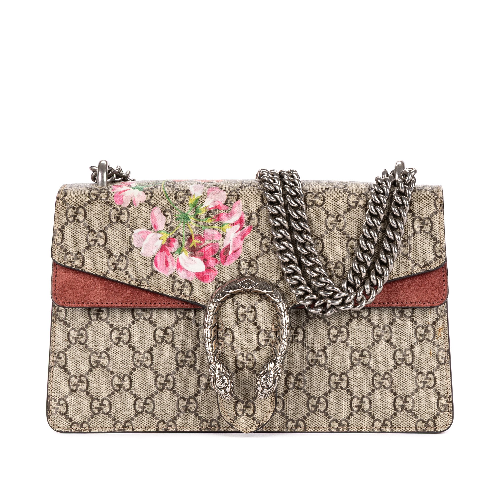 [中古] GUCCI グッチブロームス・ディオニュソスベージュ/バーガンディブルームズ スプリーム PVCキャンバスA｜BrandCo Paris - Japan