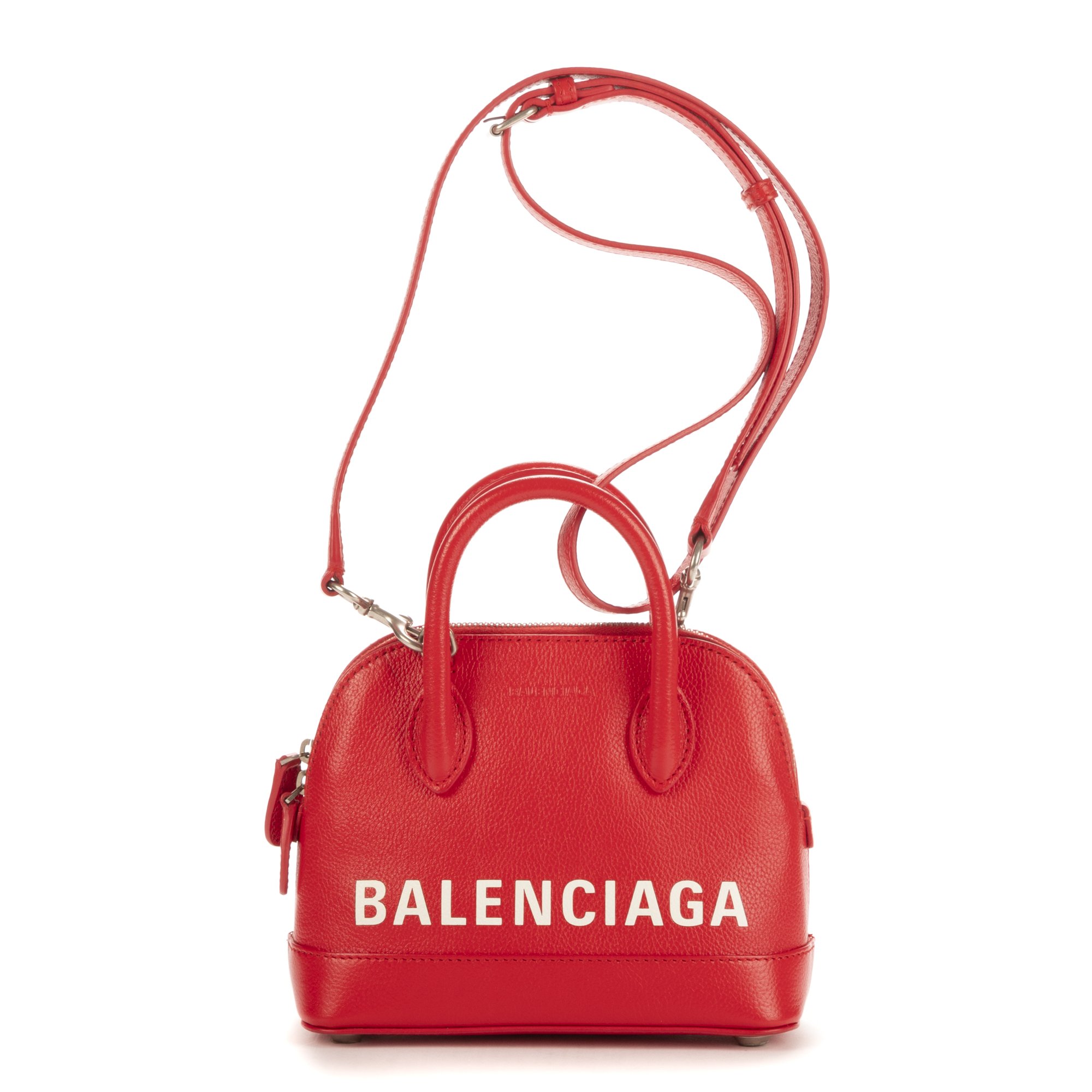 [中古] BALENCIAGA バレンシアガ"XXS ヴィル"赤カーフスキンレザーA｜BrandCo Paris - Japan