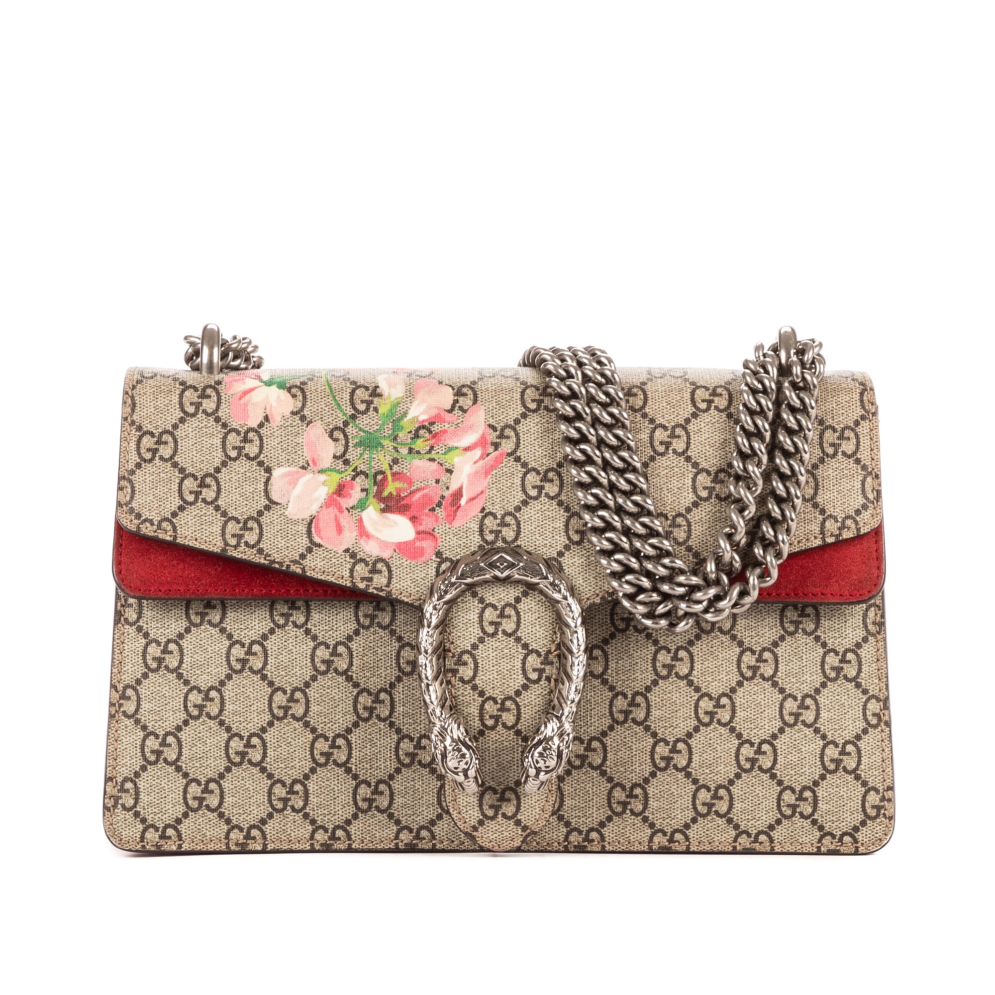 [中古] GUCCI グッチブロームス・ディオニュソスベージュ/バーガンディブルームズ スプリーム PVCキャンバスA｜BrandCo Paris - Japan