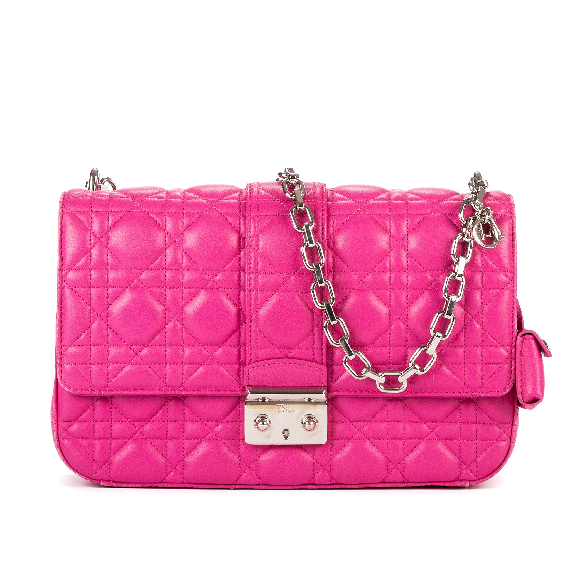 [中古] DIOR ディオールミス ディオールピンクカナージュキルトA｜BrandCo Paris - Japan