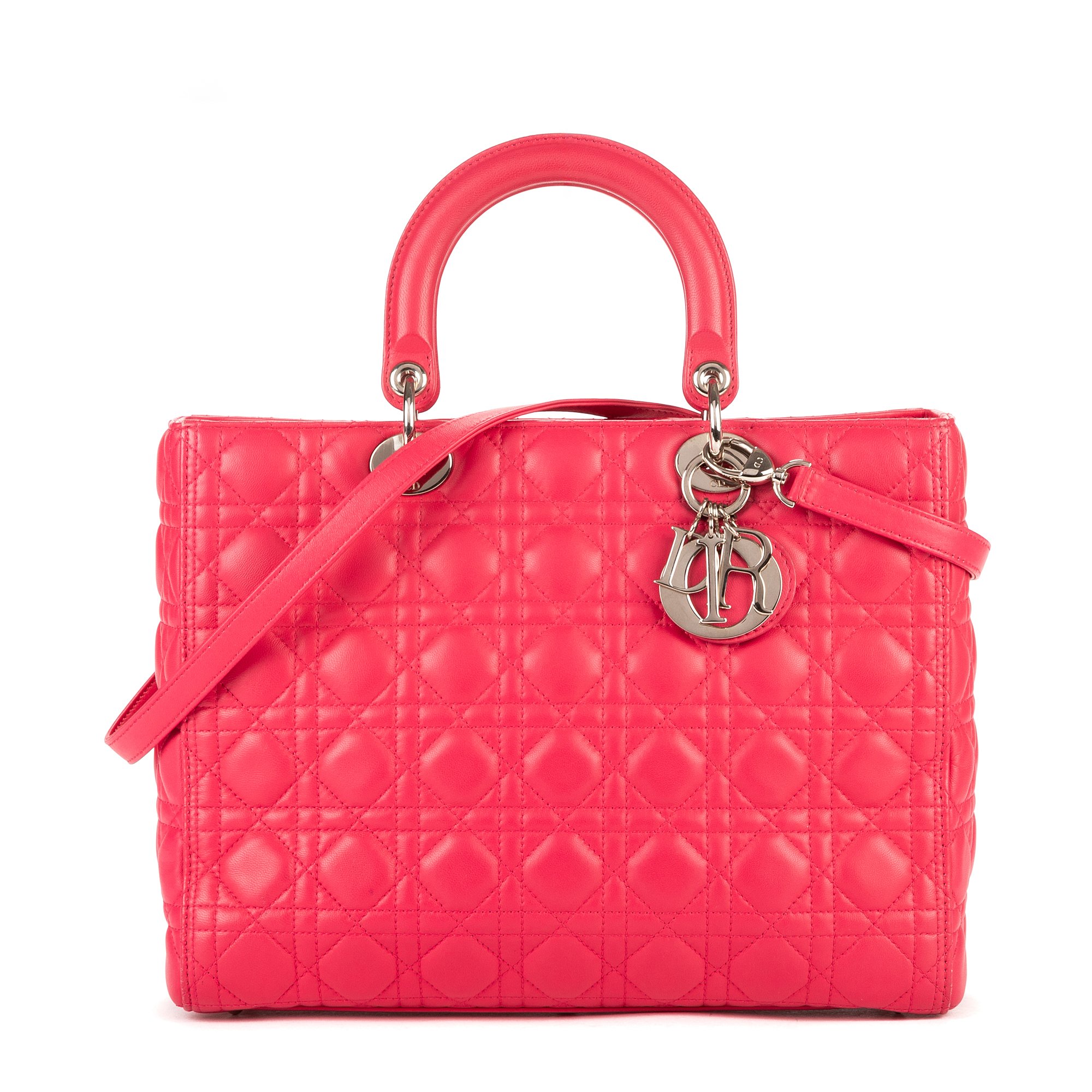 [中古] DIOR ディオールレディ ディオールピンクカナージュキルトA｜BrandCo Paris - Japan