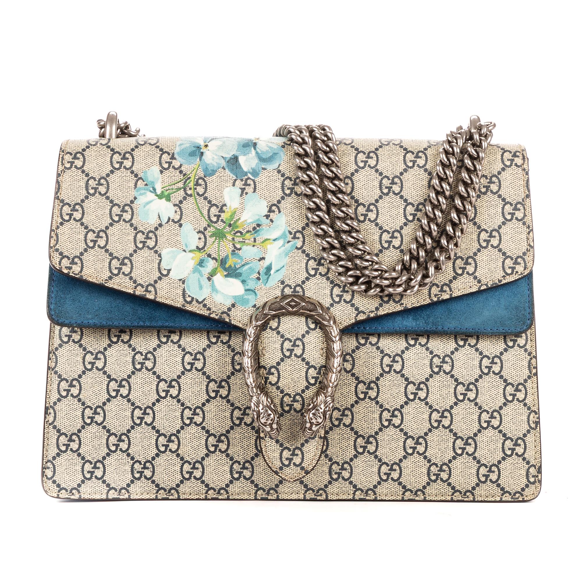 [中古] GUCCI グッチブロームス・ディオニュソス青ブルームズ スプリーム PVCキャンバスA｜BrandCo Paris - Japan