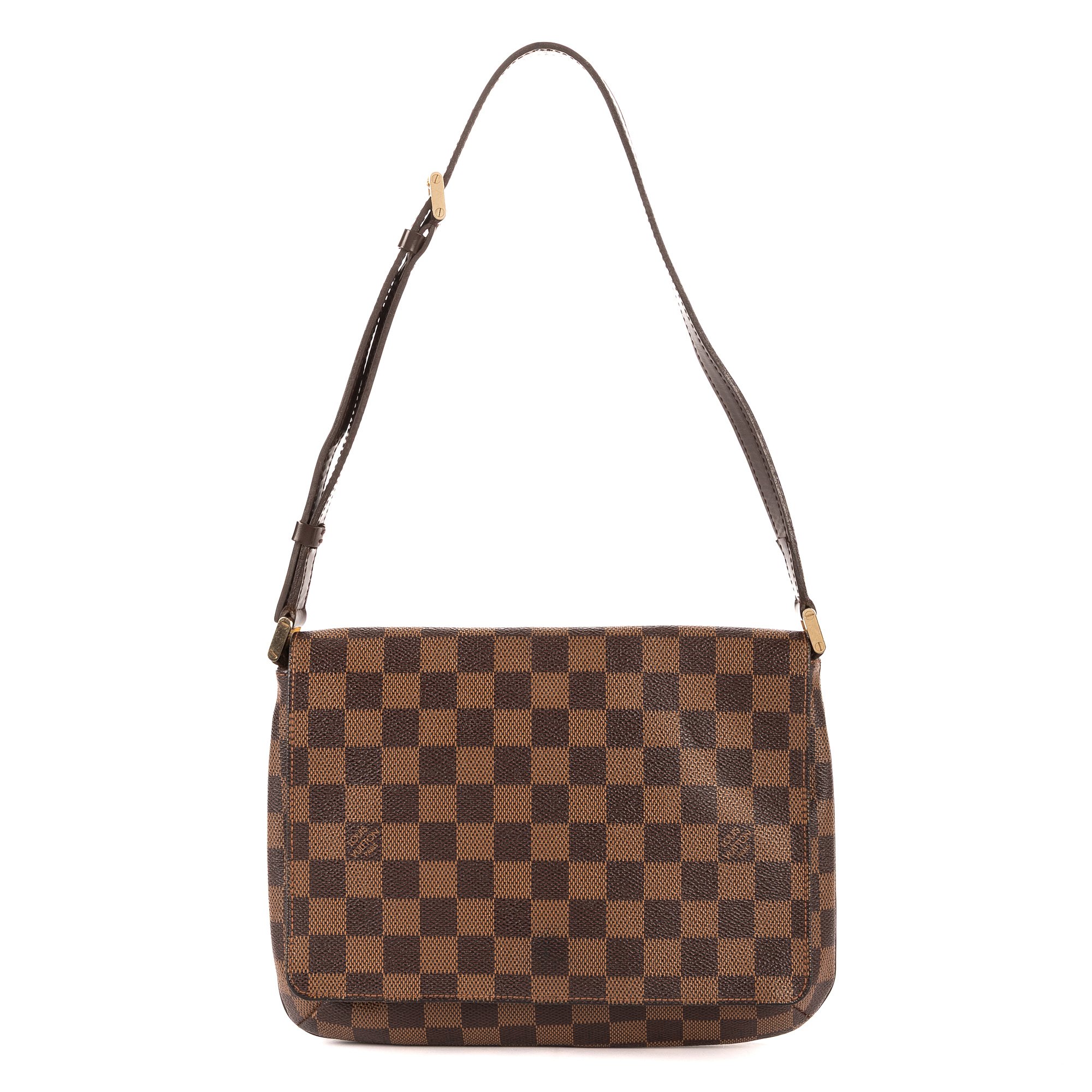 [中古] LOUIS VUITTON ルイヴィトンミュゼット タンゴダークブラウンダミエ エベヌA｜BrandCo Paris - Japan