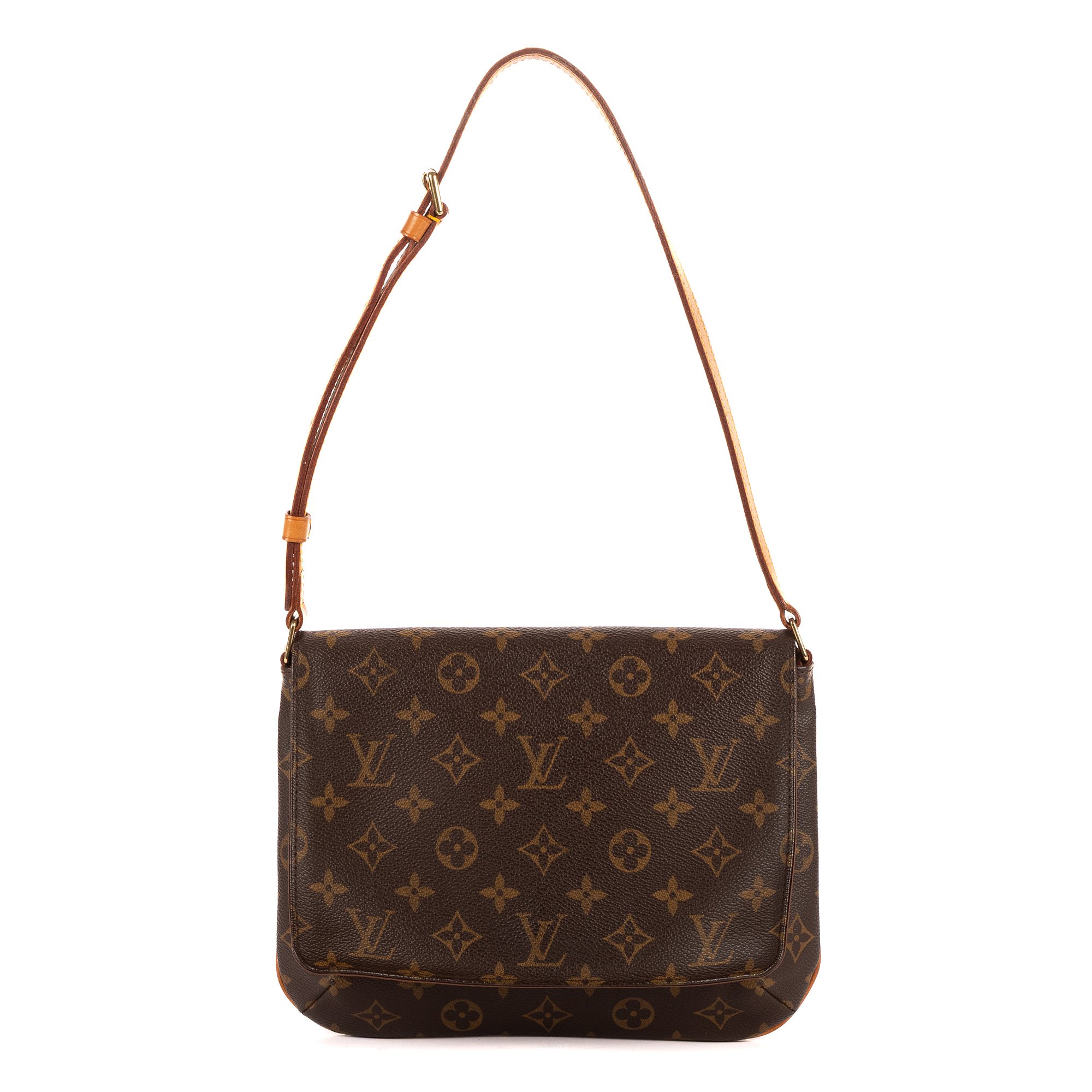 [中古] LOUIS VUITTON ルイヴィトンミュゼット タンゴ茶色モノグラムキャンバスA｜BrandCo Paris - Japan
