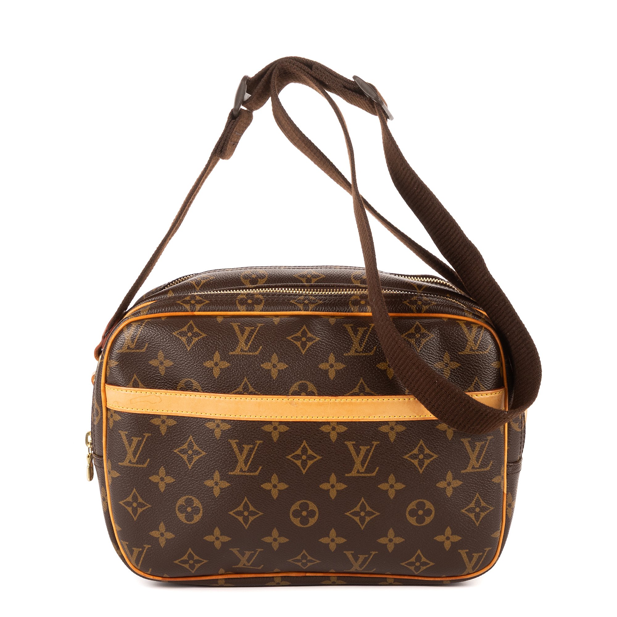 [中古] LOUIS VUITTON ルイヴィトンリポーター茶色モノグラムキャンバスA｜BrandCo Paris - Japan