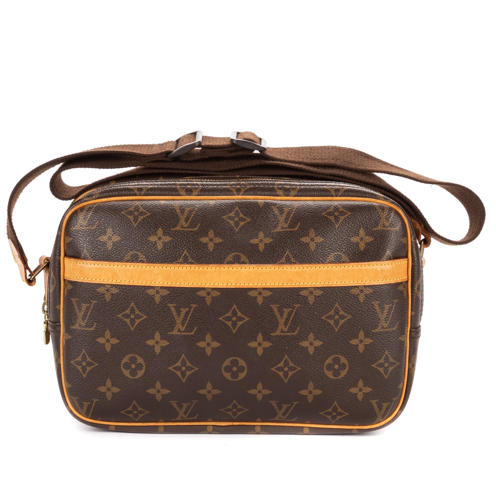 [中古] LOUIS VUITTON ルイヴィトンリポーター茶色モノグラムキャンバスA｜BrandCo Paris - Japan