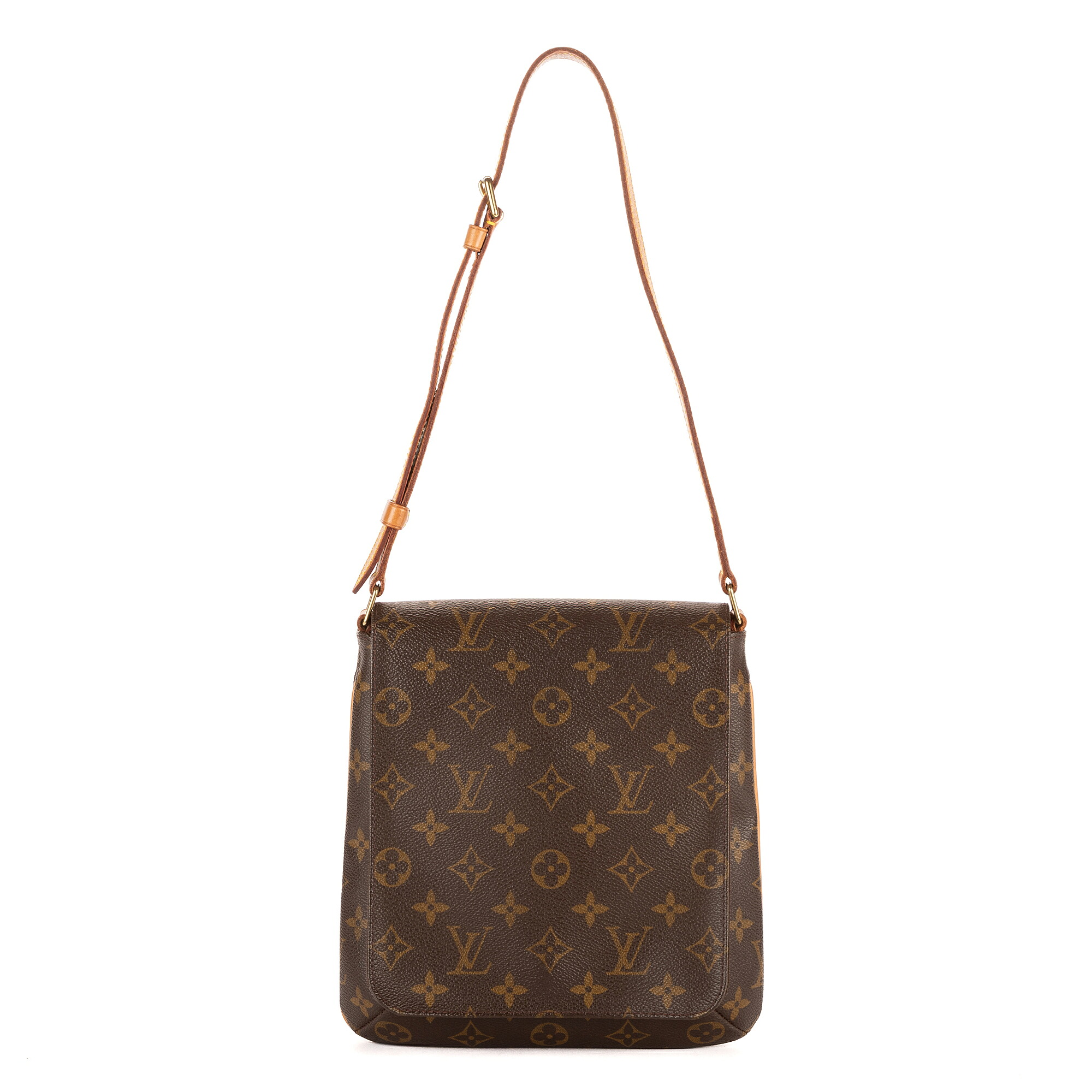 [中古] LOUIS VUITTON ルイヴィトンミュゼットサルサ茶色モノグラムキャンバスA｜BrandCo Paris - Japan