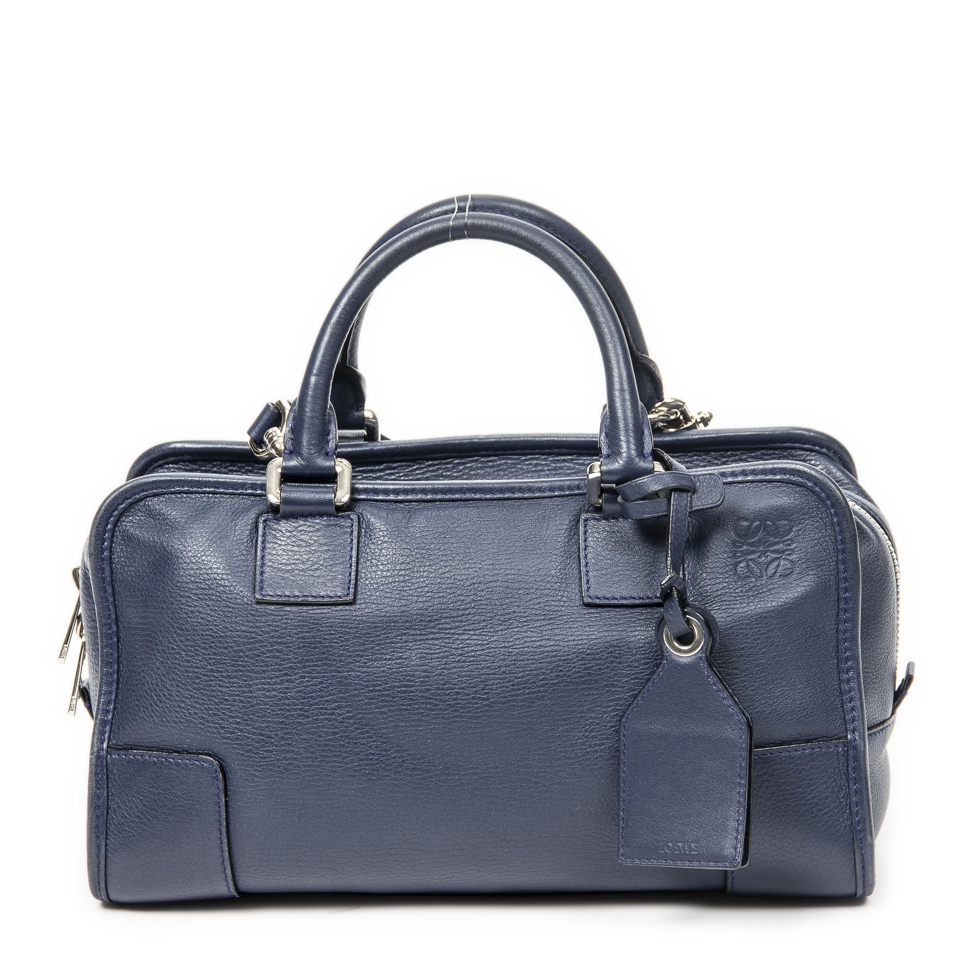 [中古] LOEWE ロエベアマソナ青グレインレザーA｜BrandCo Paris - Japan
