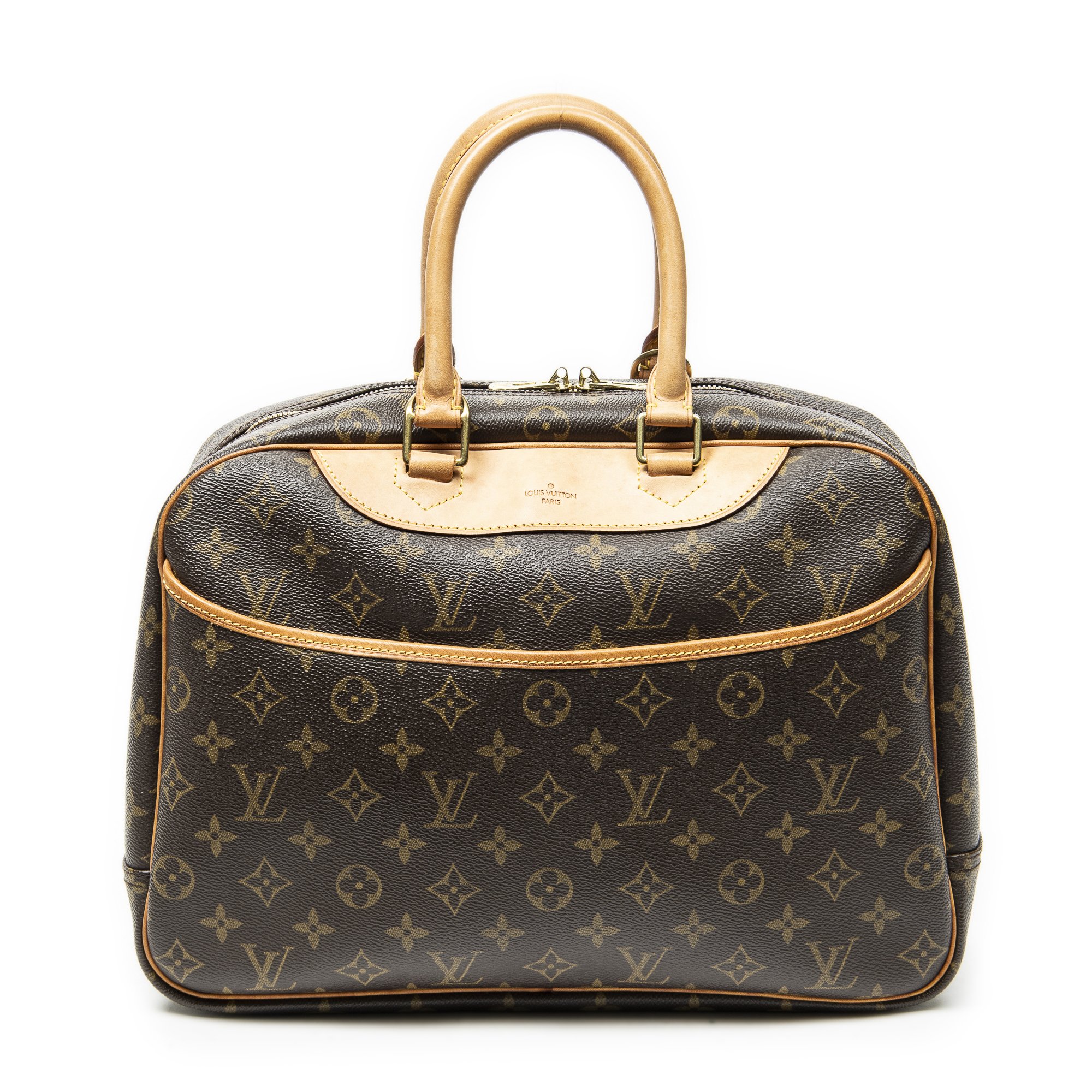 [中古] LOUIS VUITTON ルイヴィトンドーヴィル茶色モノグラムキャンバスA｜BrandCo Paris - Japan