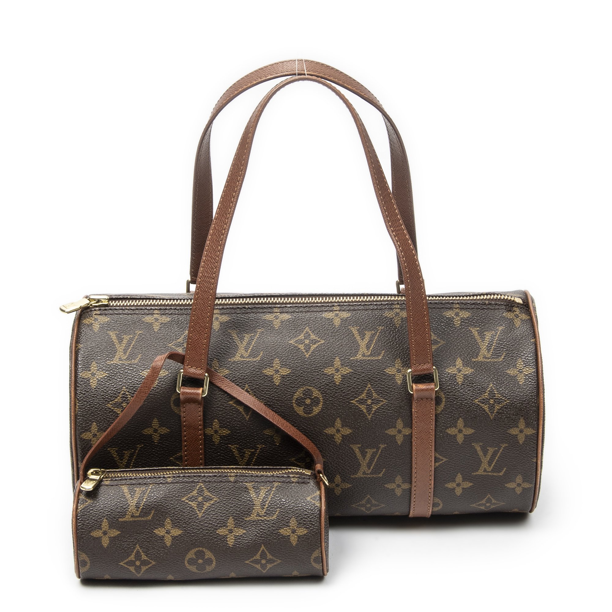 [中古] LOUIS VUITTON ルイヴィトンパピヨン茶色モノグラムキャンバスA｜BrandCo Paris - Japan