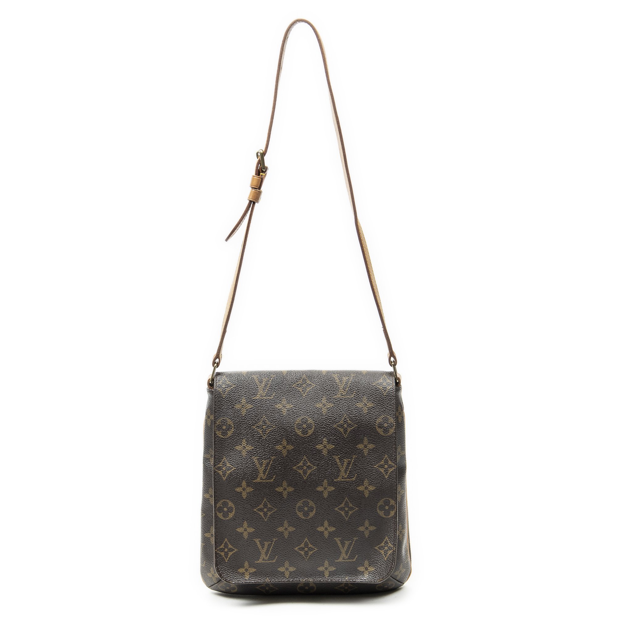 [中古] LOUIS VUITTON ルイヴィトンミュゼットサルサ茶色モノグラムキャンバスAB｜BrandCo Paris - Japan