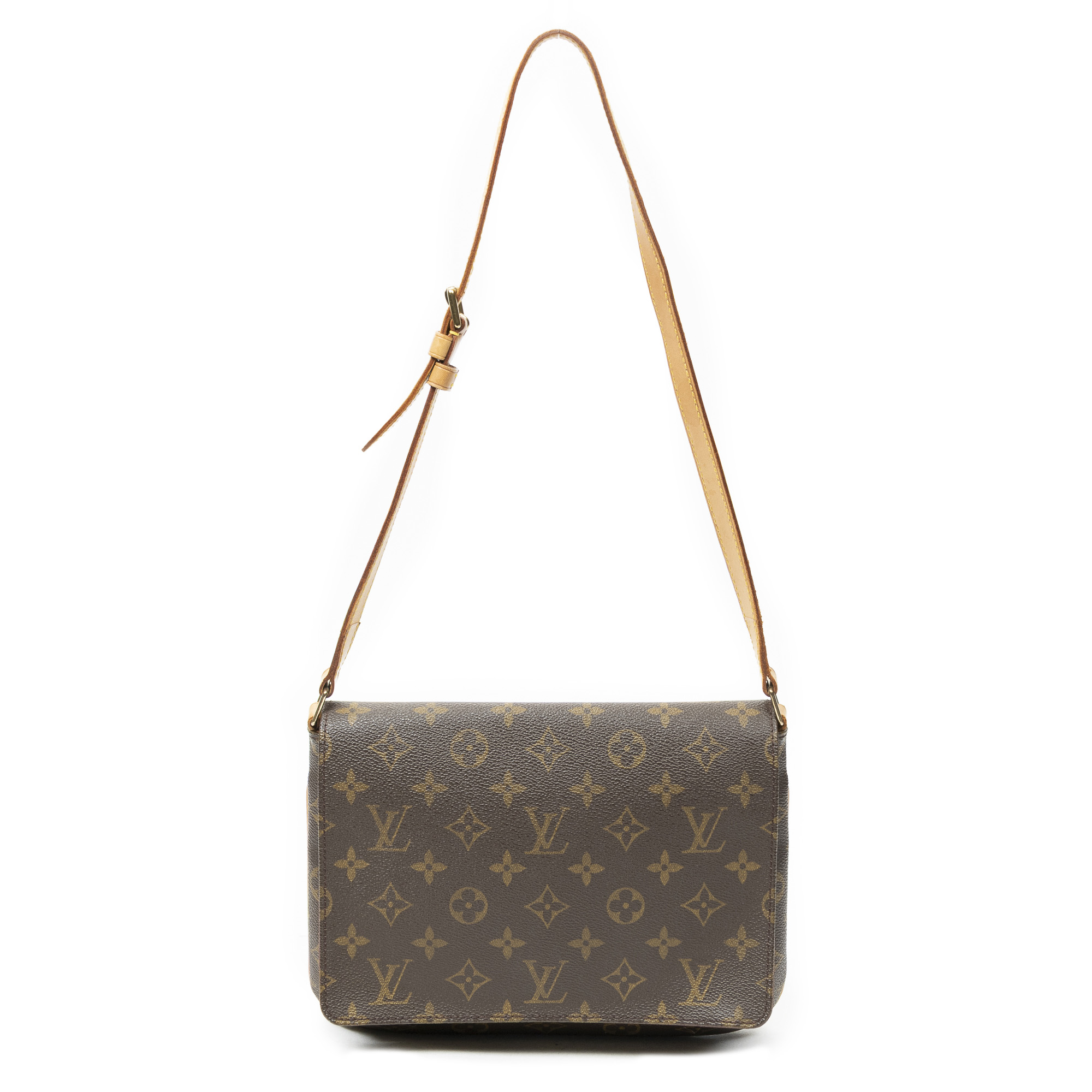 [中古] LOUIS VUITTON ルイヴィトンミュゼット タンゴ茶色モノグラムキャンバスAB｜BrandCo Paris - Japan
