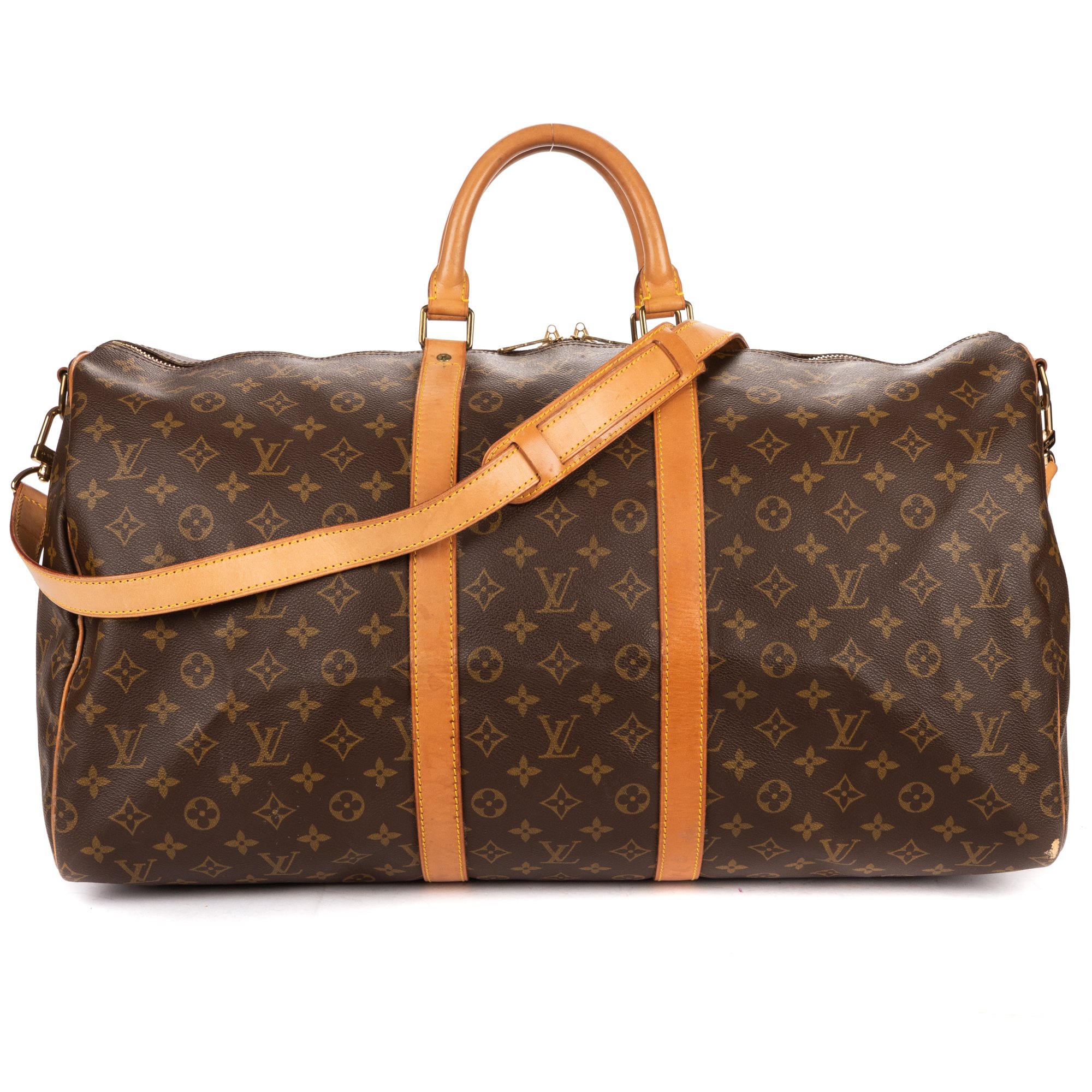 [中古] LOUIS VUITTON ルイヴィトンキーポル茶色モノグラムキャンバスAB｜BrandCo Paris - Japan 86,075円